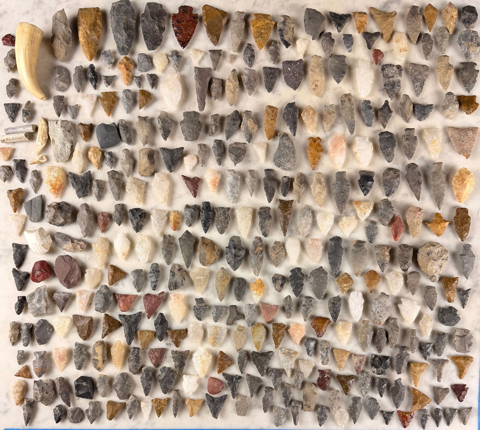 A Collection of Native American Projectile Points and Assorted Artifacts (1 of 20)