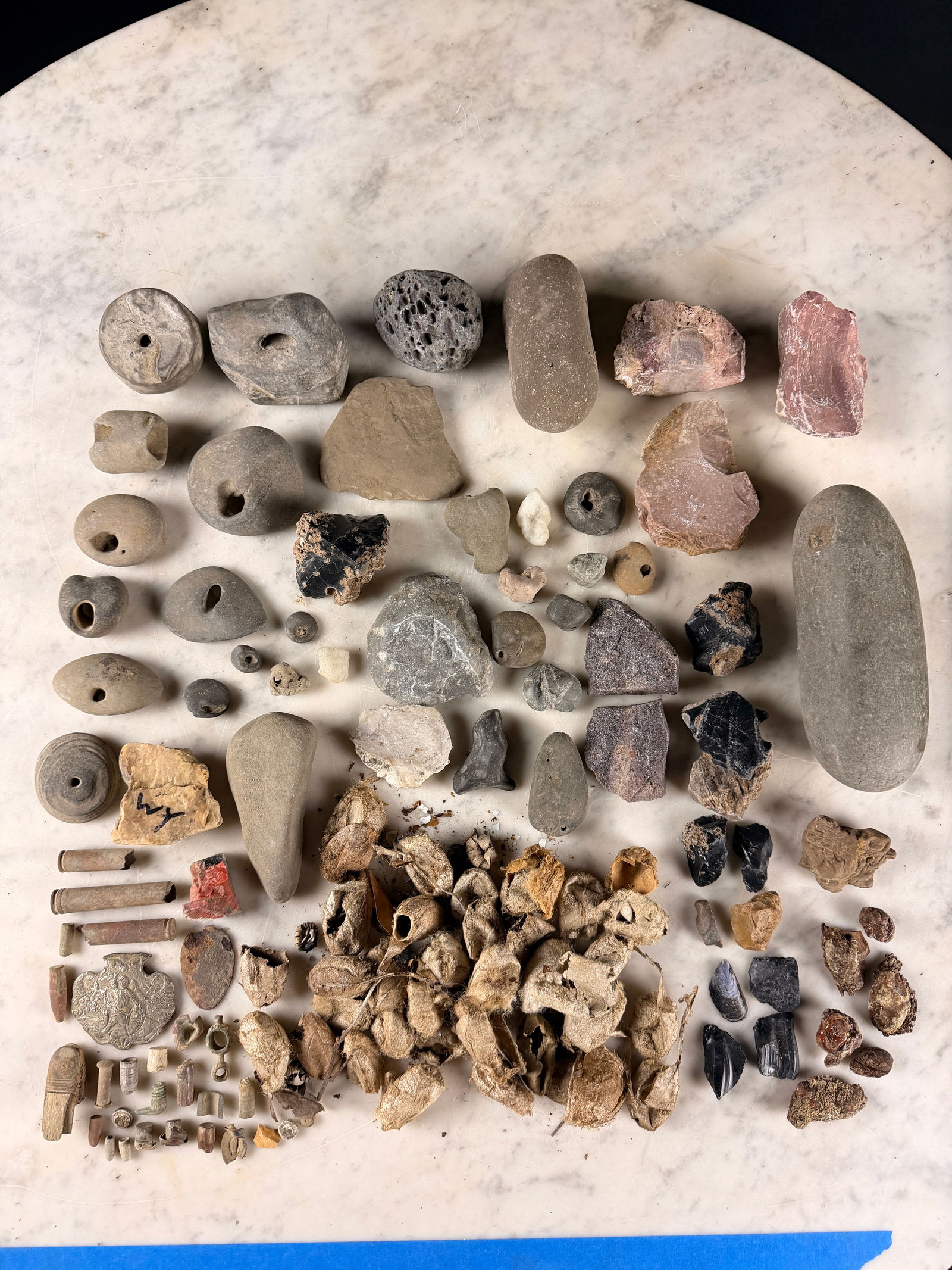 A Collection of Geological, Biological, and Historical Found Objects (1 of 15)