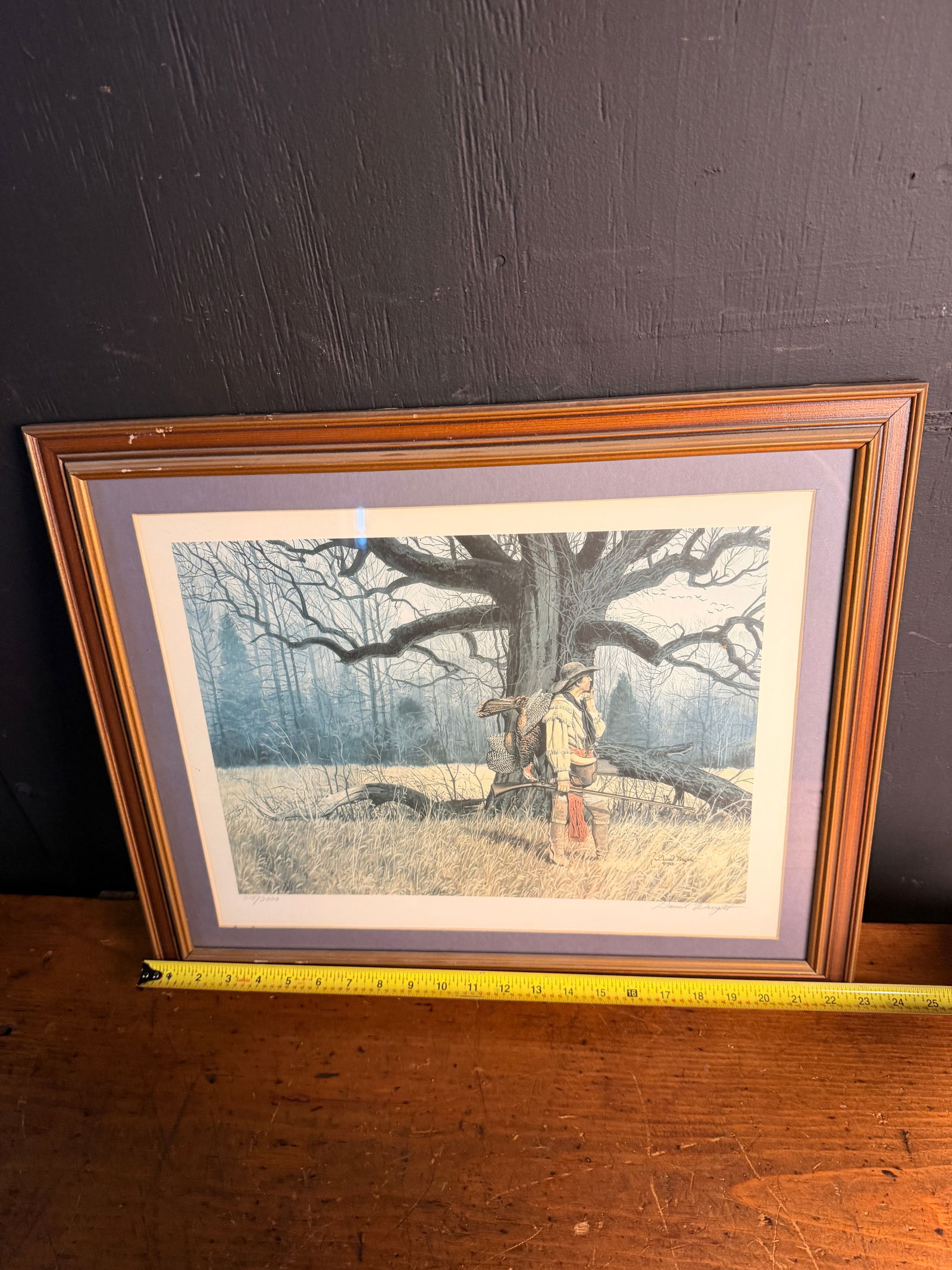 David Wright The Turkey Hunter Signed Limited Edition Print - 5
