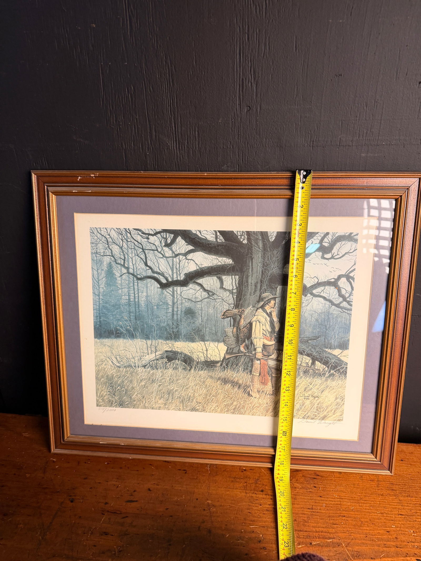 David Wright The Turkey Hunter Signed Limited Edition Print - 7