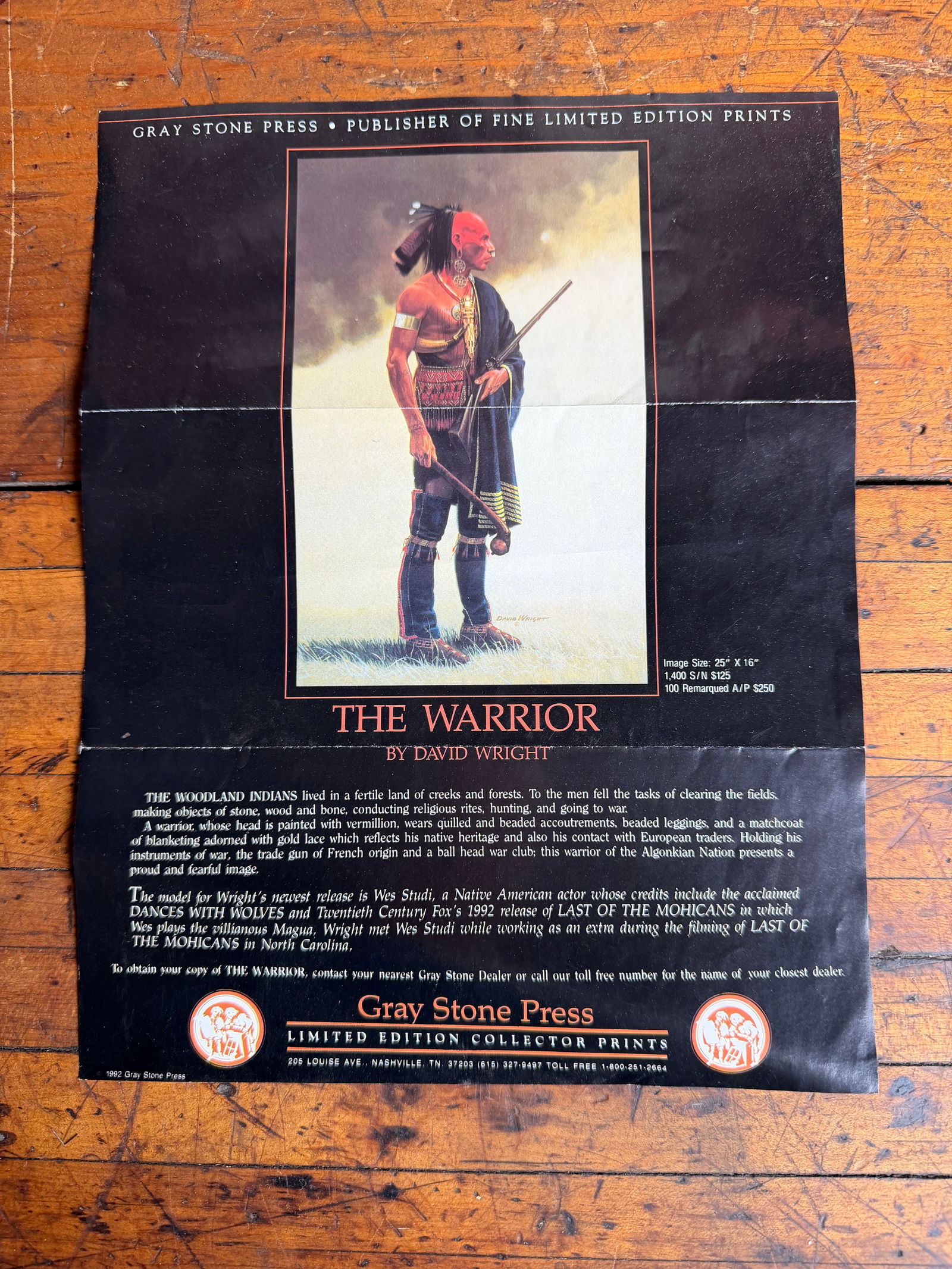 David Wright Limited Edition Print The Warrior - 6