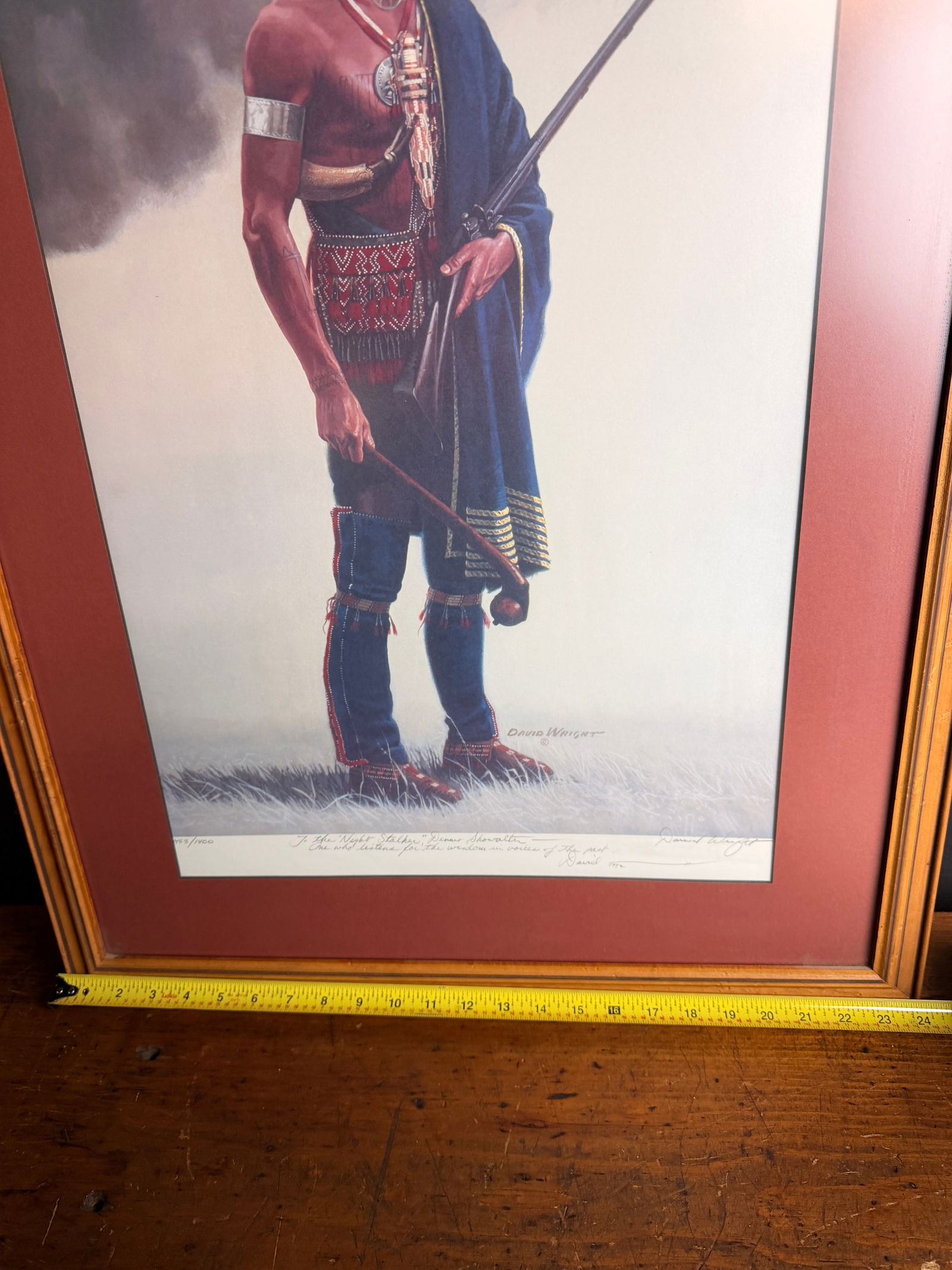 David Wright Limited Edition Print The Warrior - 8