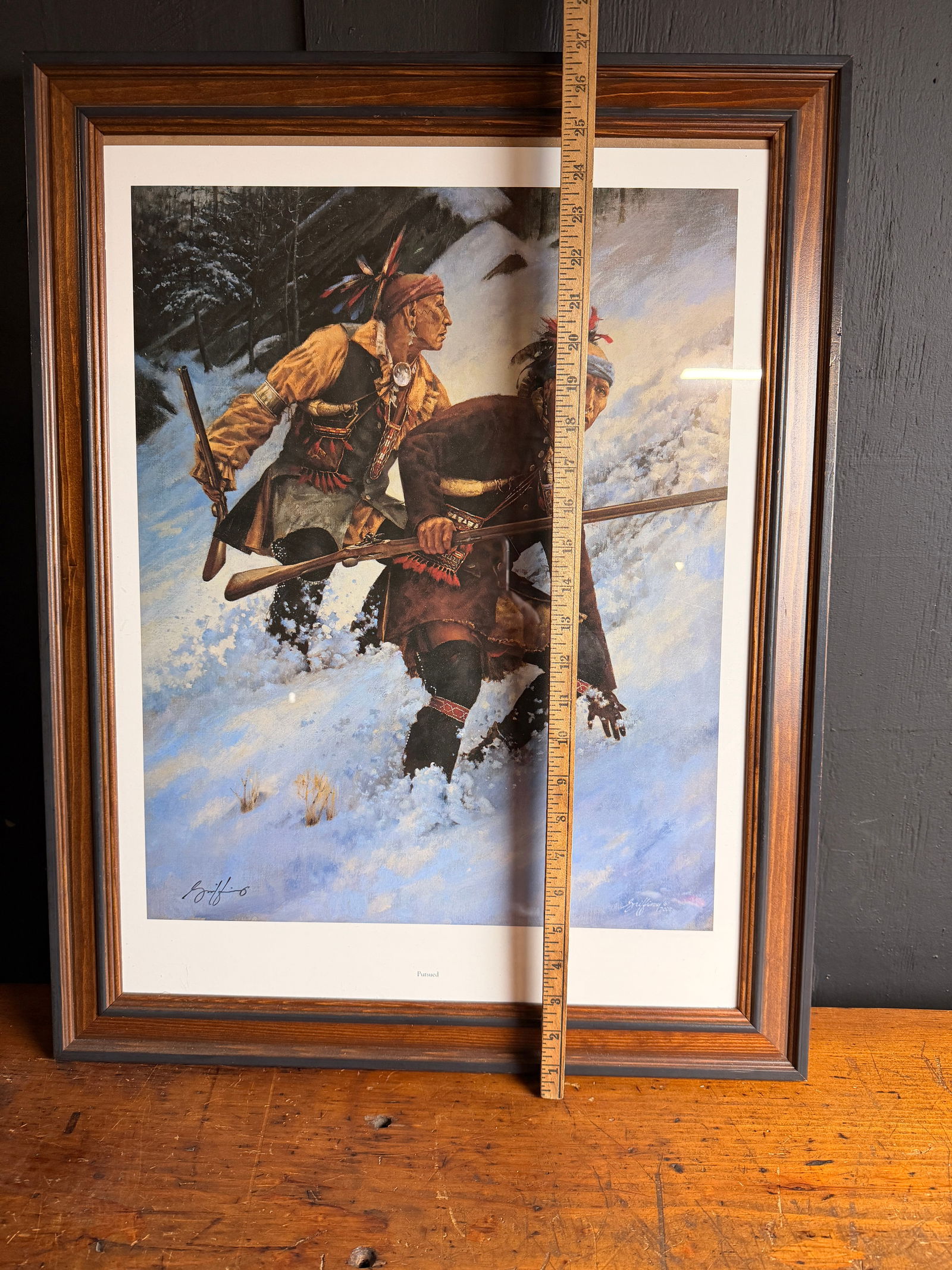 Robert Griffing Pursued Open Edition Lithograph - 5