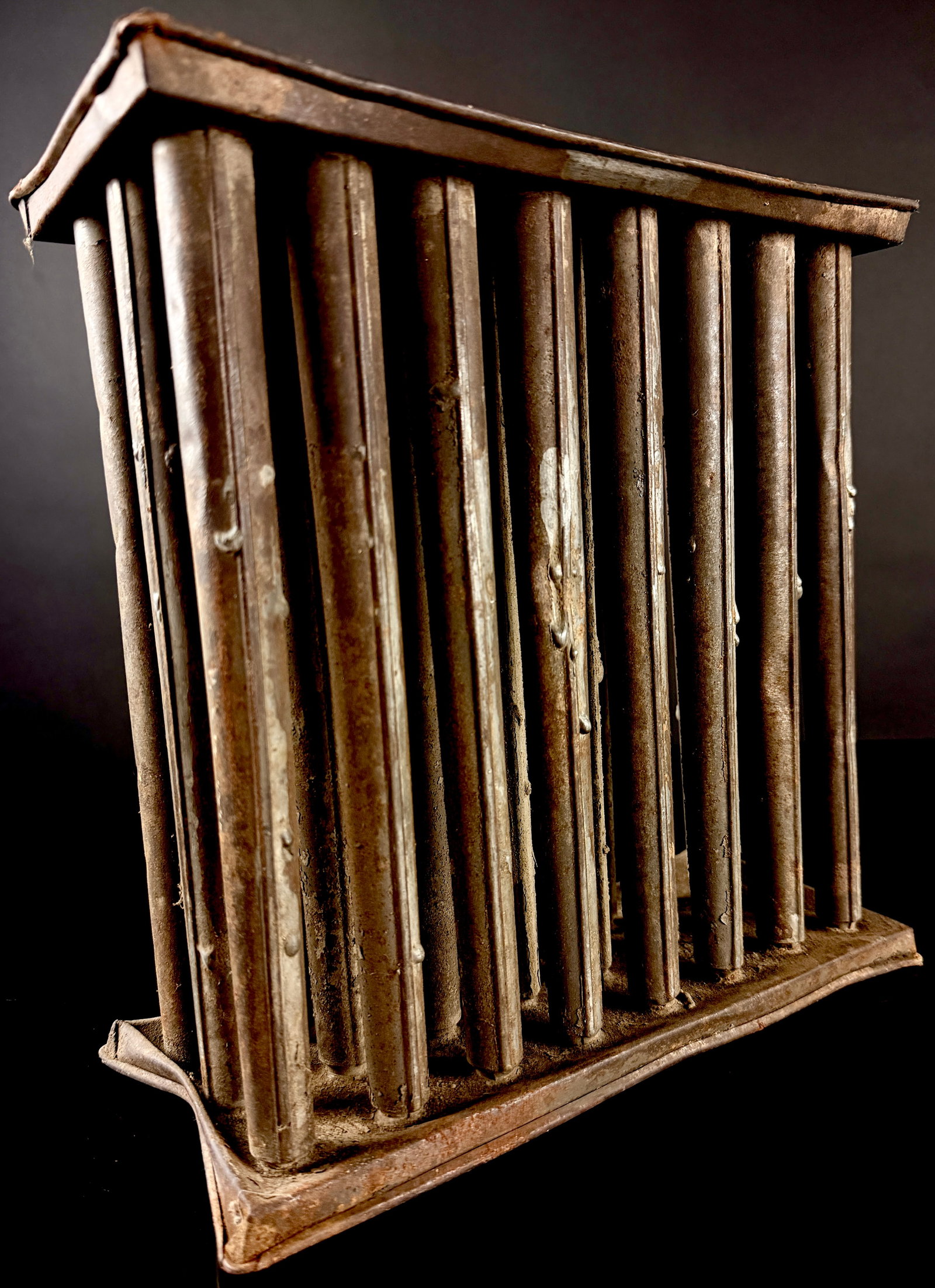 19th Century American 24-Tube Primitive Candle Mold (1 of 14)