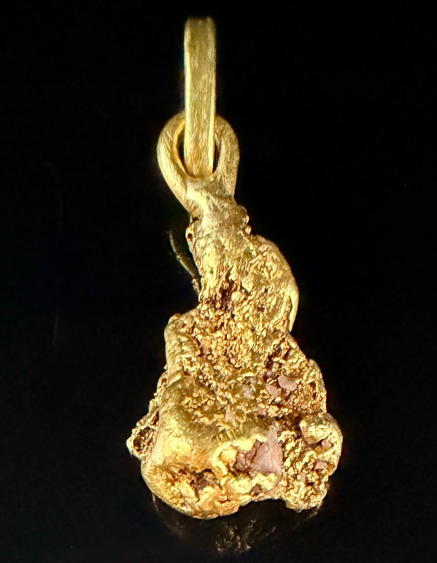 Alaskan Natural Gold Nugget Pendant (1 of 4)