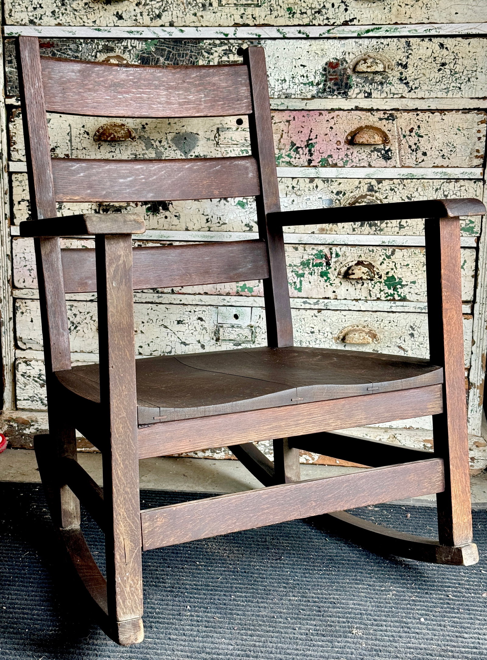 Stickley Bros. Co. Quaint Furniture Mission Oak Rocking Chair (1 of 12)