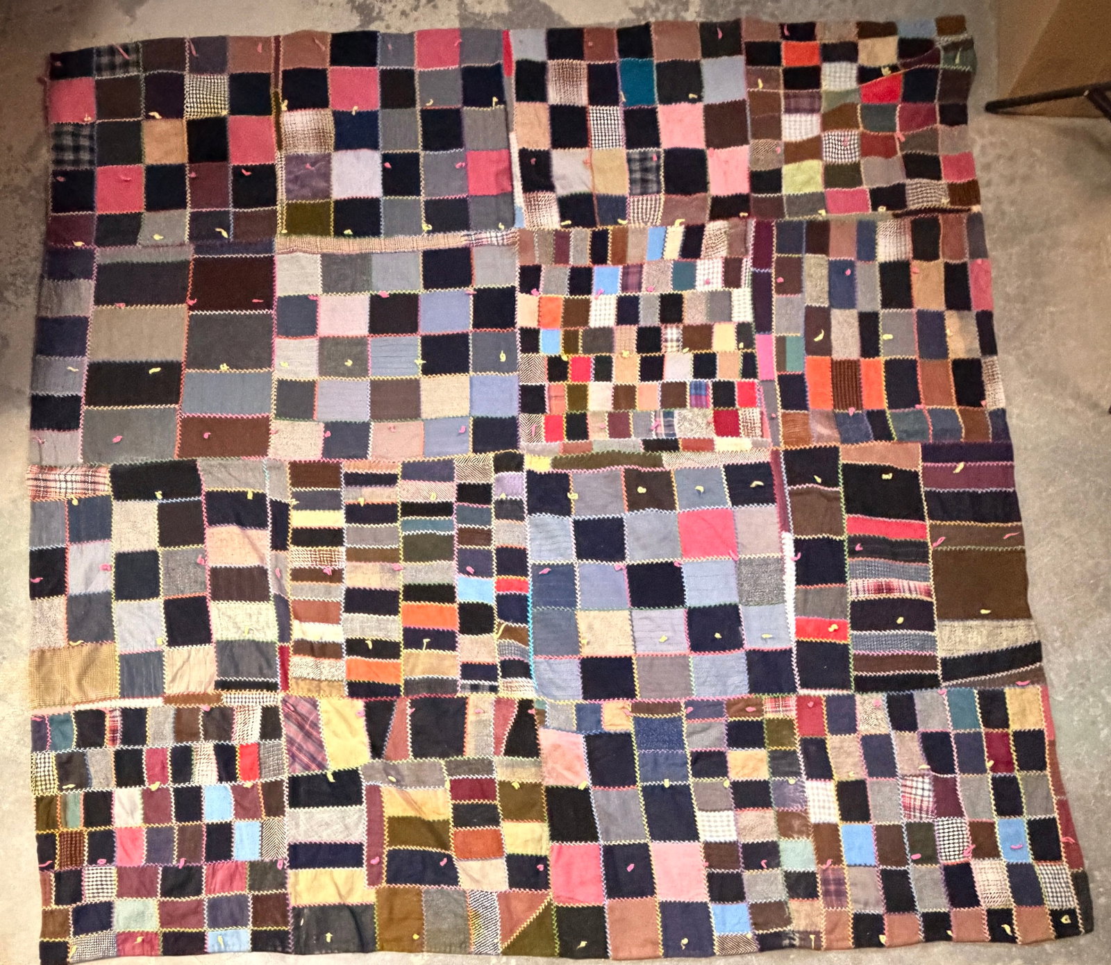 One Handmade Patchwork and Crazy Quilt Collection (1 of 20)