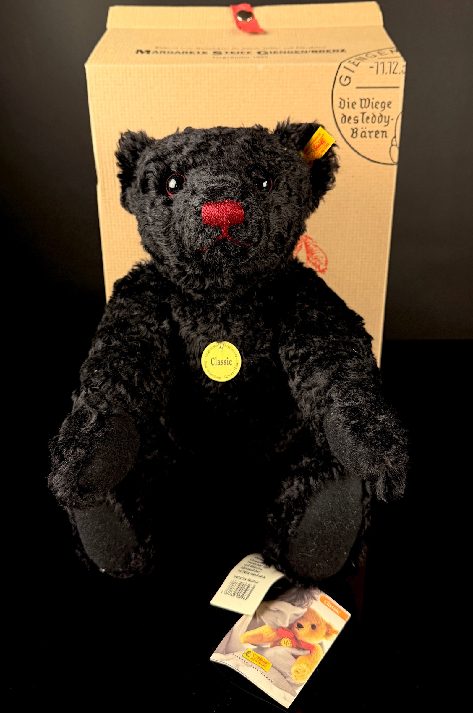 Steiff Classic Mourning Style Teddy Bear 42 Model 005985 with Original Box (1 of 13)