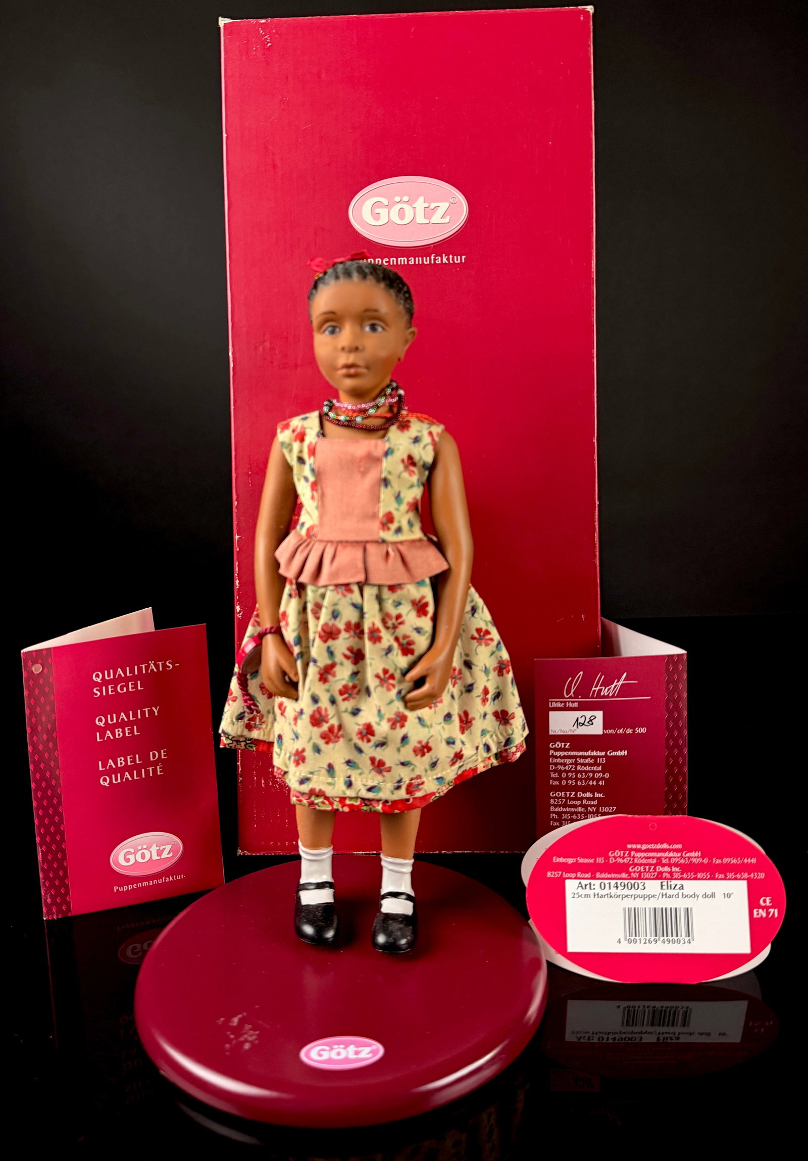 Gotz Limited Edition Eliza Doll by Ulrike Hutt, Number 128 of 500 (1 of 12)