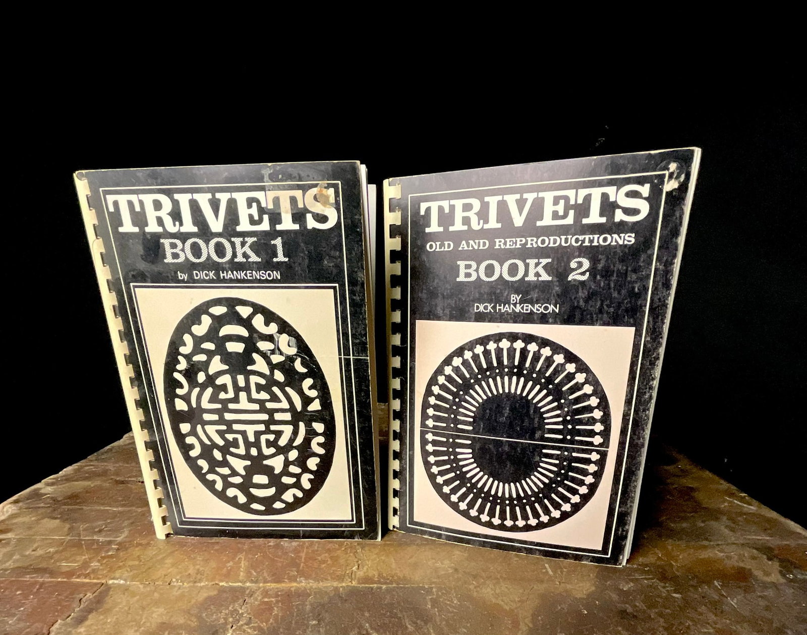 Two Volumes Trivets Book 1 and Trivets Old and Reproductions Book 2 by Dick Hankenson 1972 (1 of 9)
