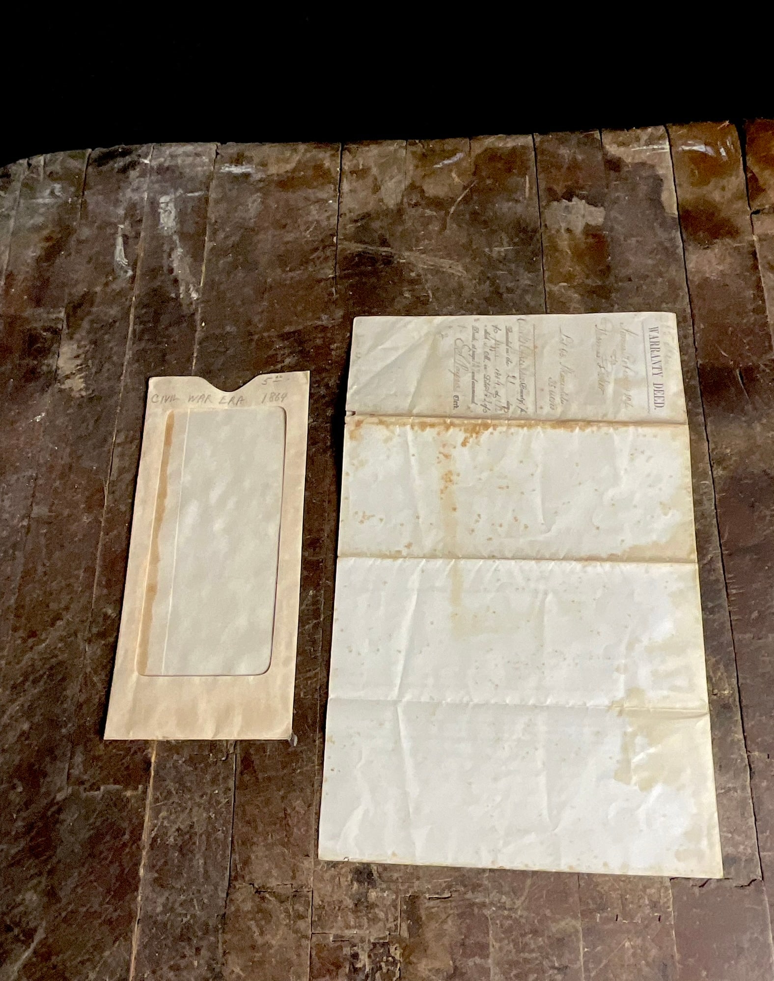 1864 Civil War Era Warranty Deed Indenture for Skaneateles New York Property (1 of 20)