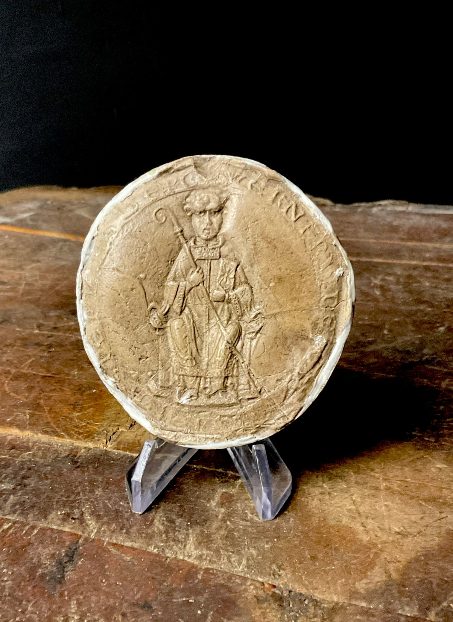 Plaster Study Cast of the 1151 Seal of Werner Bishop of M??nster (1 of 7)