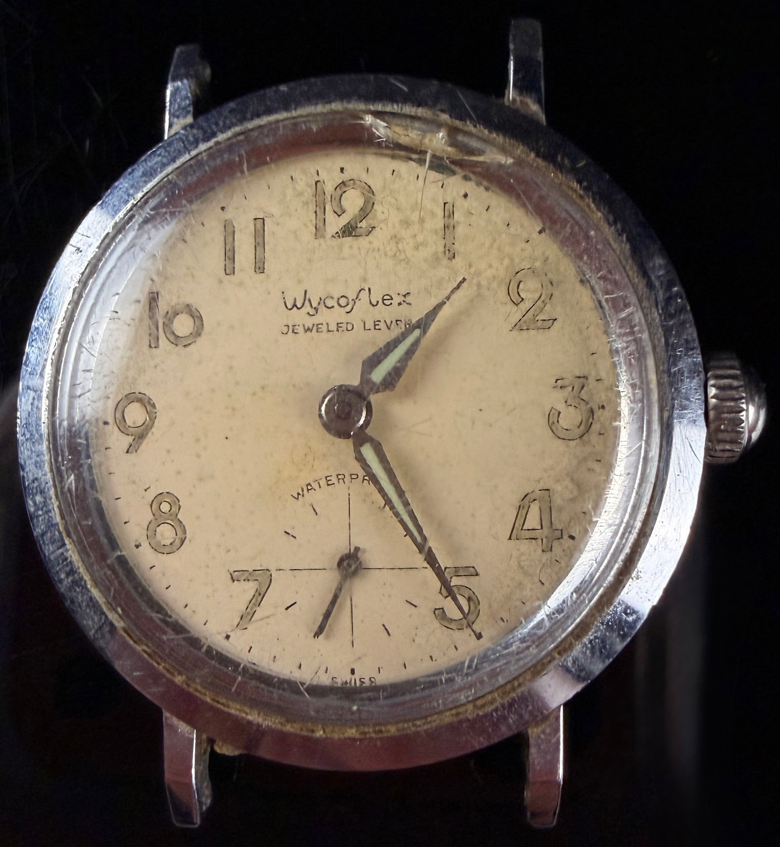 Vintage Wycoflex Manual Wind Military Style Wristwatch Reference W 1001 (1 of 8)