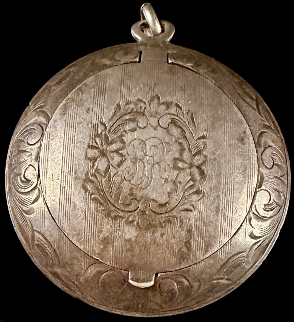 Watson and Newell Company Sterling Silver Monogrammed Locket Case (1 of 6)