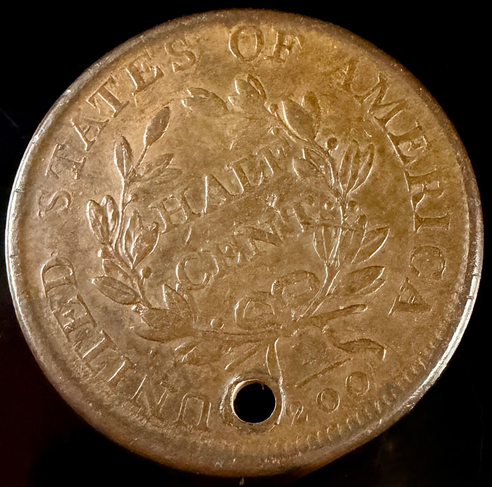 1807 US Draped Bust Half Cent - 2