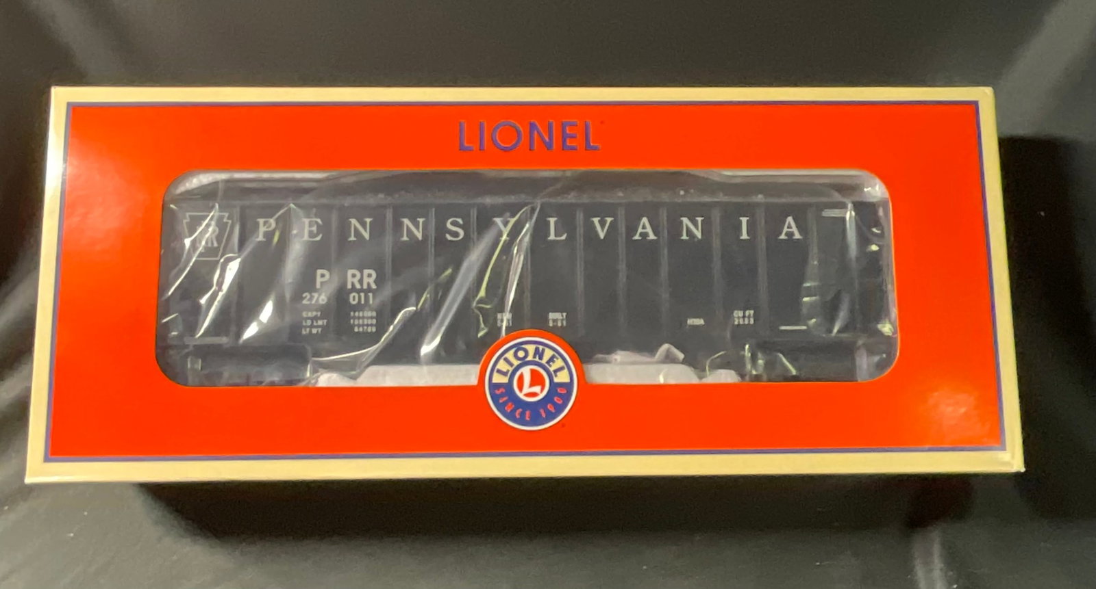 Lionel 6-29787 O Scale Pennsylvania Railroad 3-Bay Open Hopper No. 276011 (1 of 6)