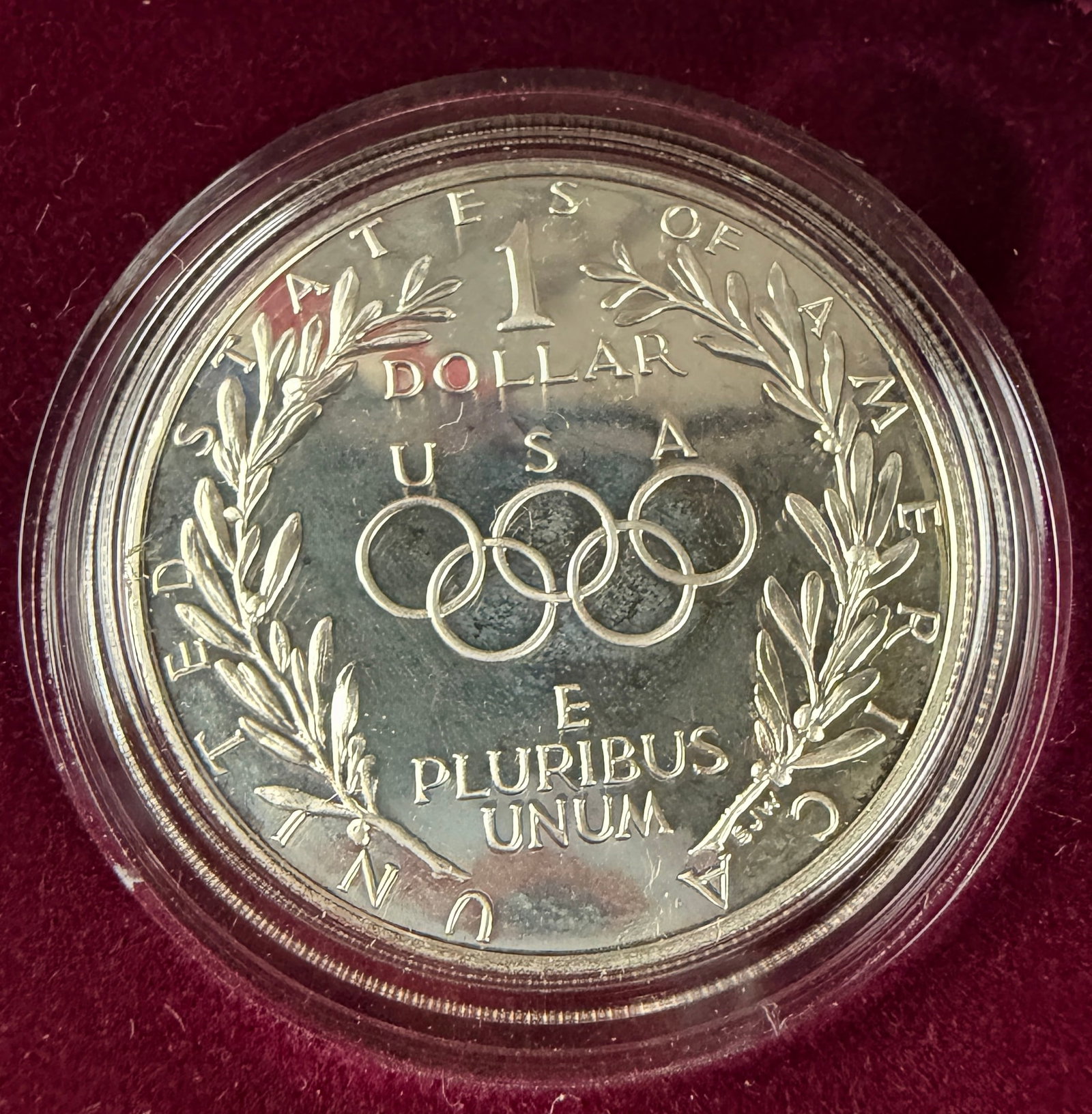 US 1988-S Olympic Commemorative Silver Dollar Proof - 2