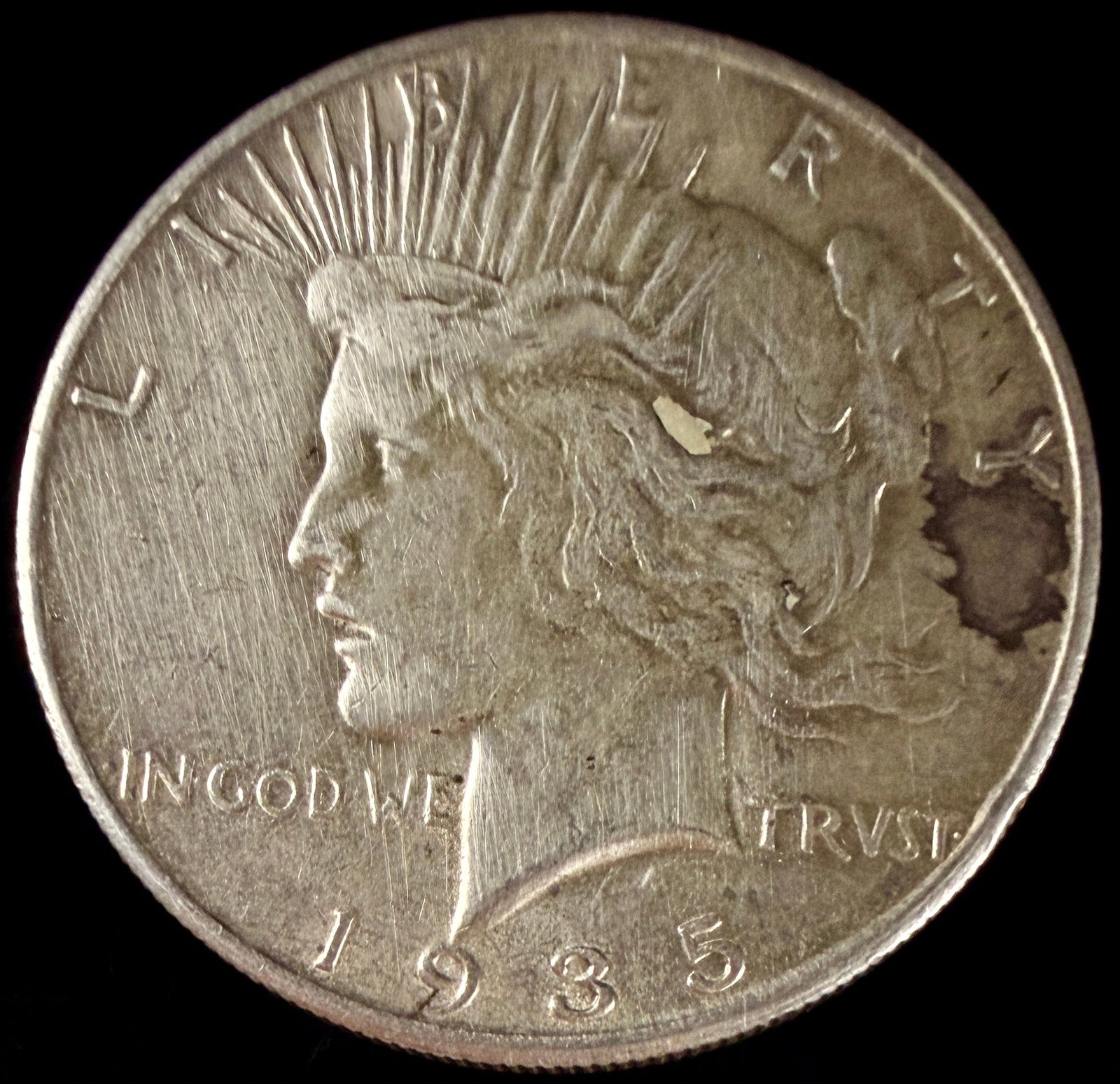 US 1935-S Peace Silver Dollar (1 of 4)
