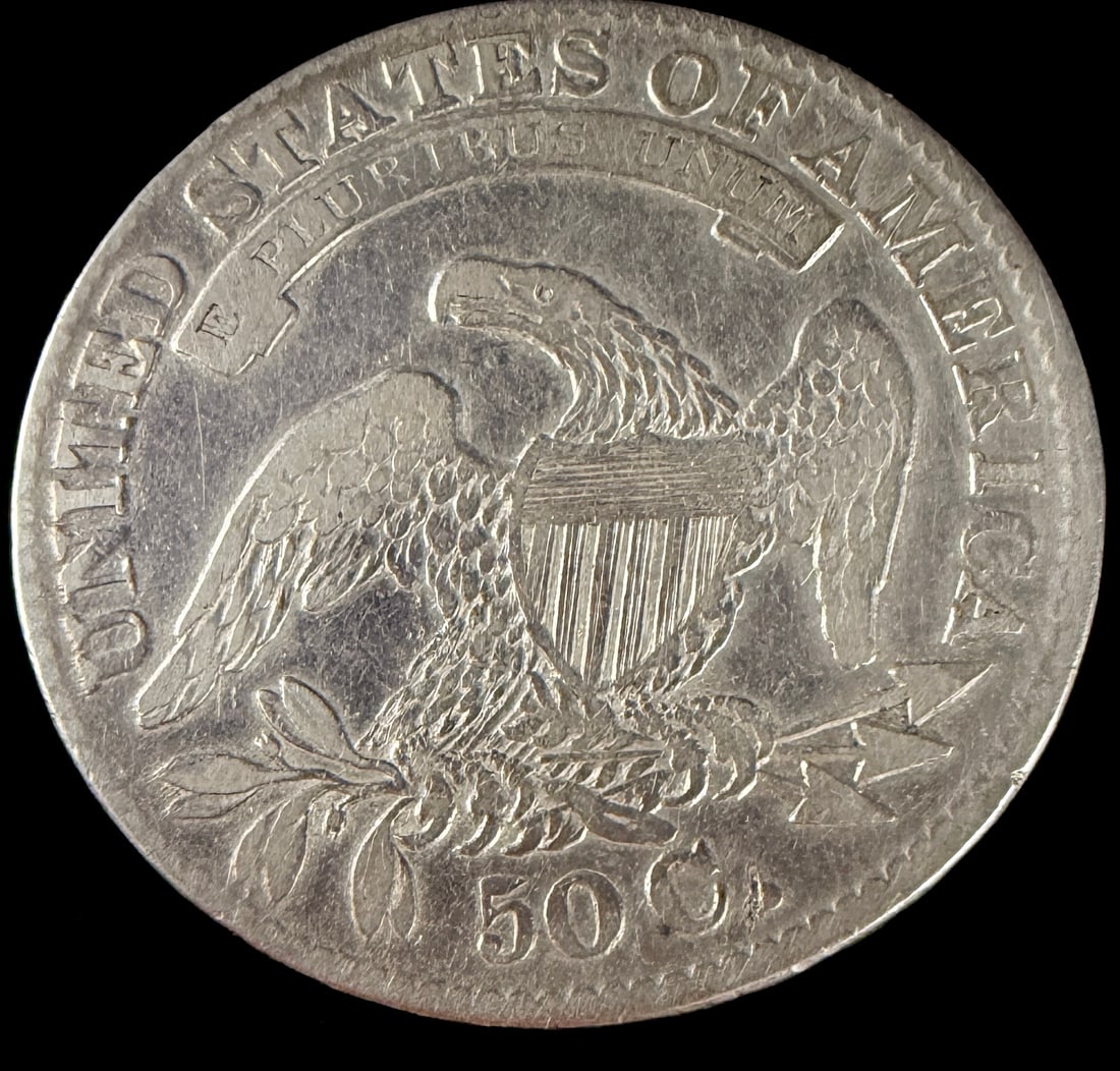 US 1833 Capped Bust Silver Half Dollar - 2