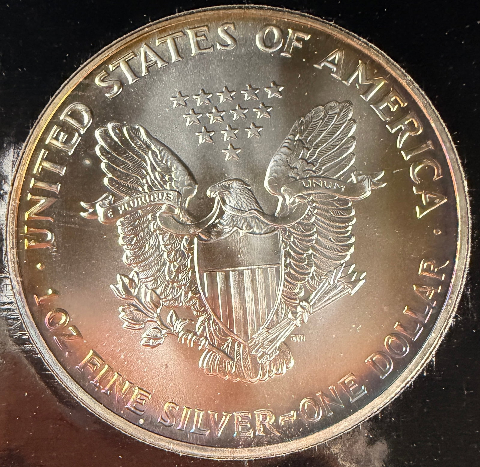 1992 US American Silver Eagle 1 oz Silver Dollar - 3