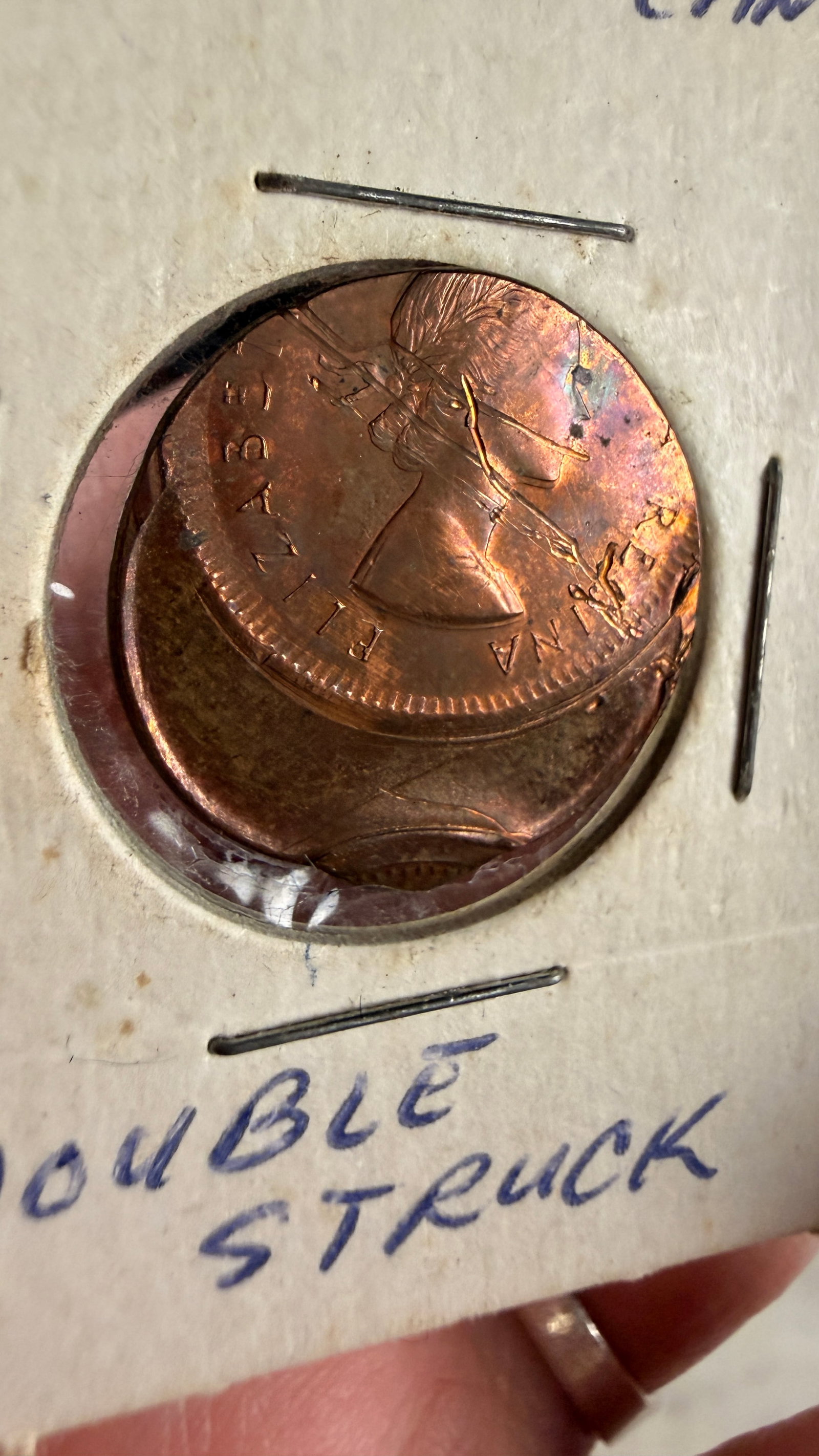 CA 1963 1-Cent Bronze Multi-Strike Mint Error - 4