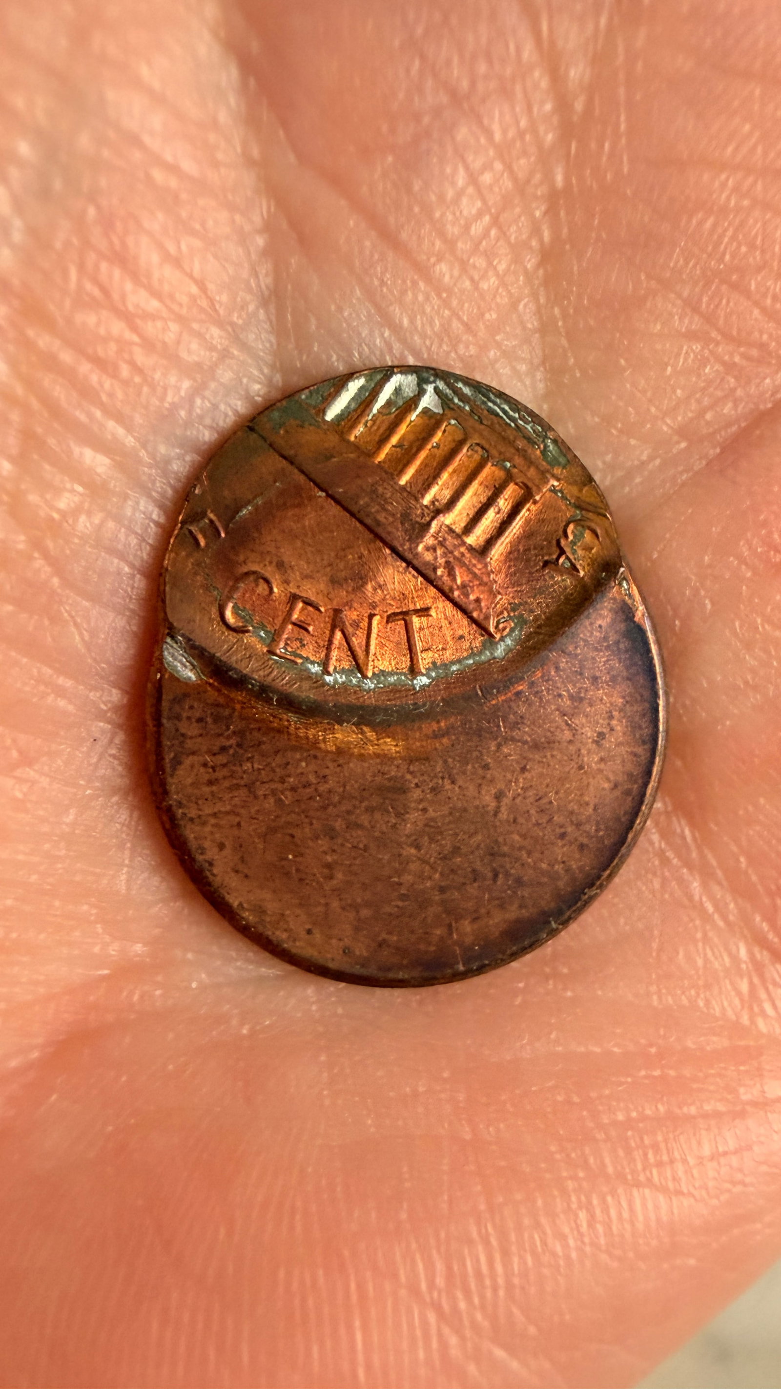 US Lincoln Cent Off-Center Strike Mint Error - 2