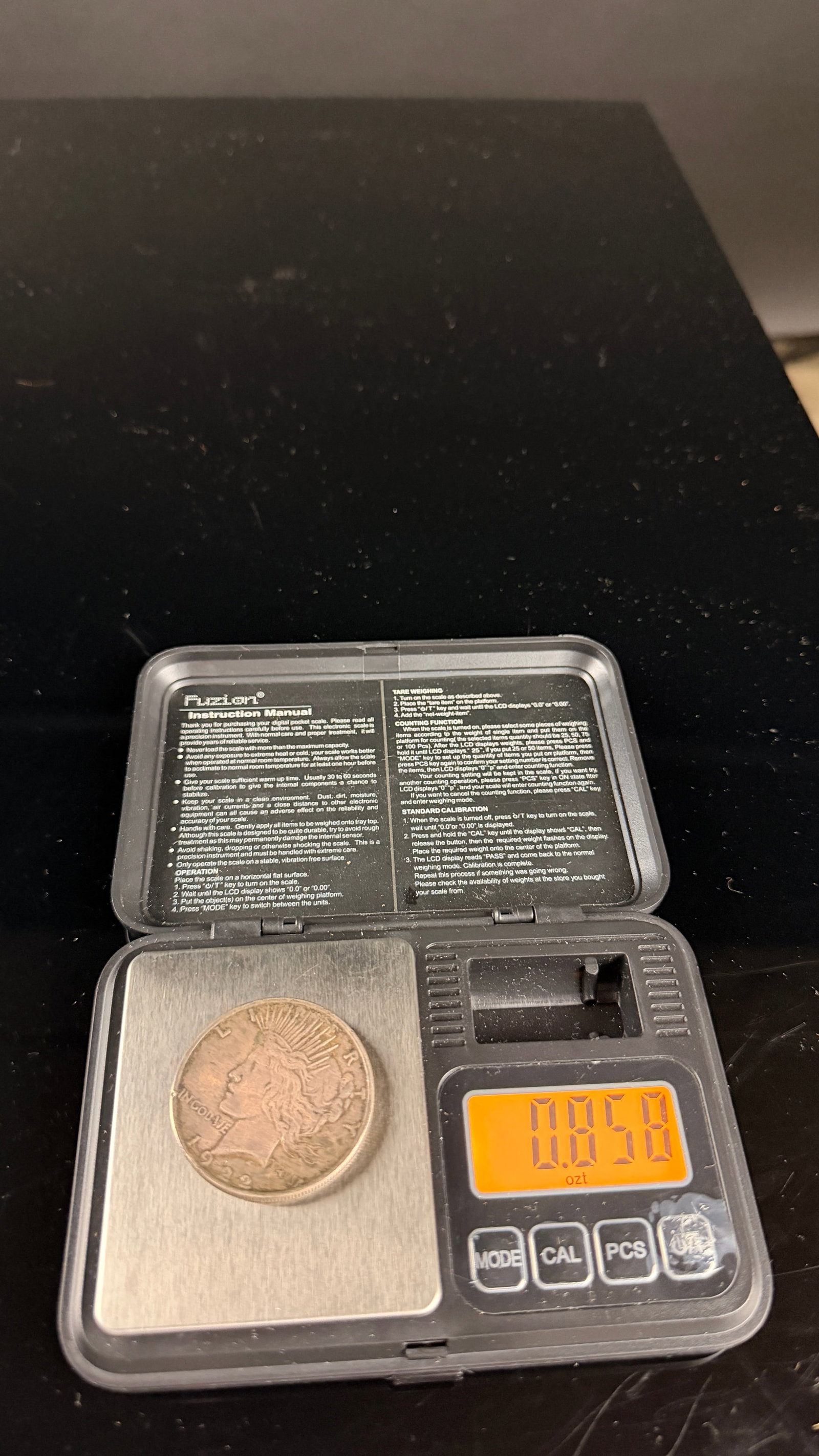 1922 US Peace Silver Dollar - 5