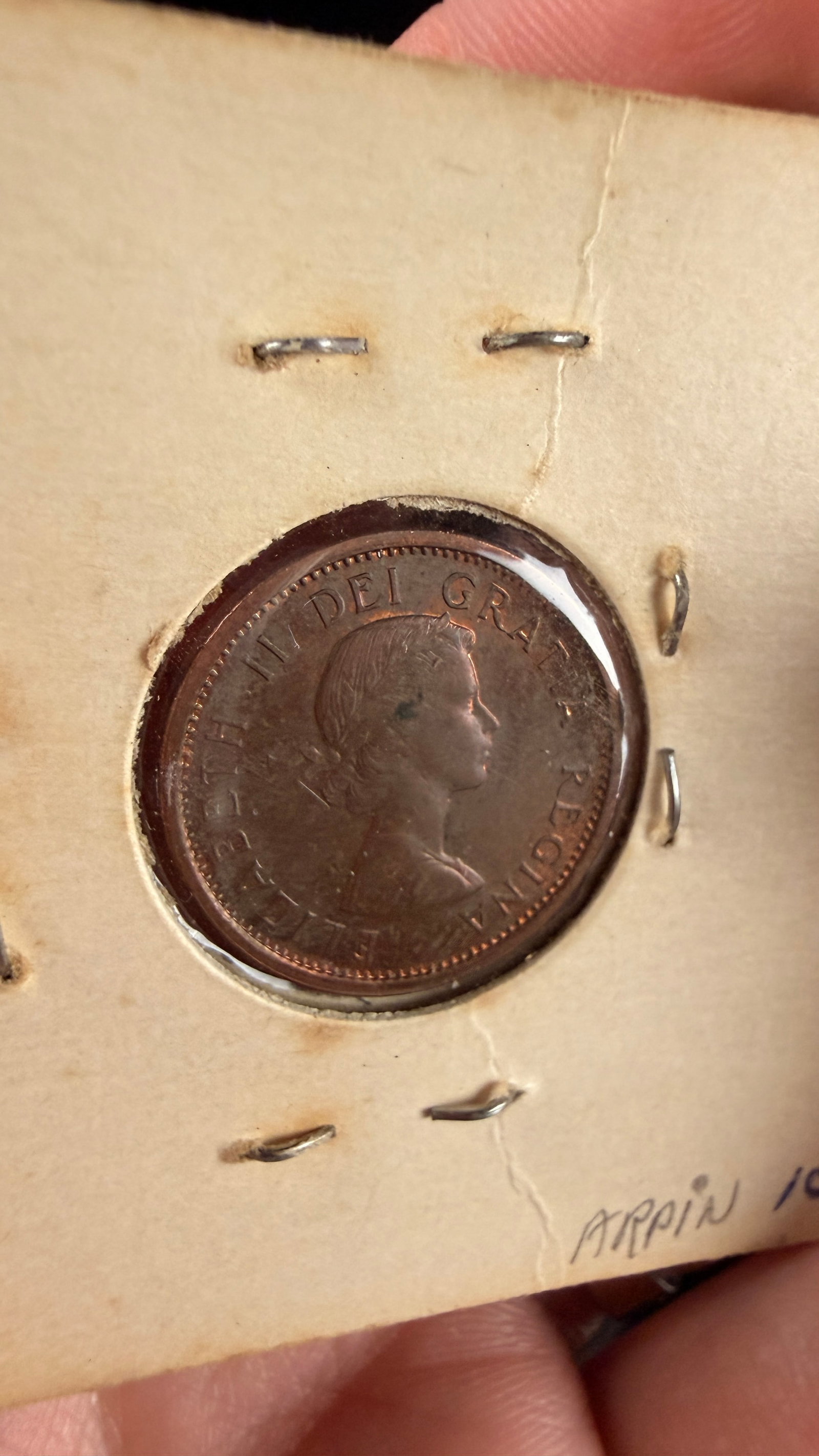 1962 CA 1 Cent Mint Error - 3