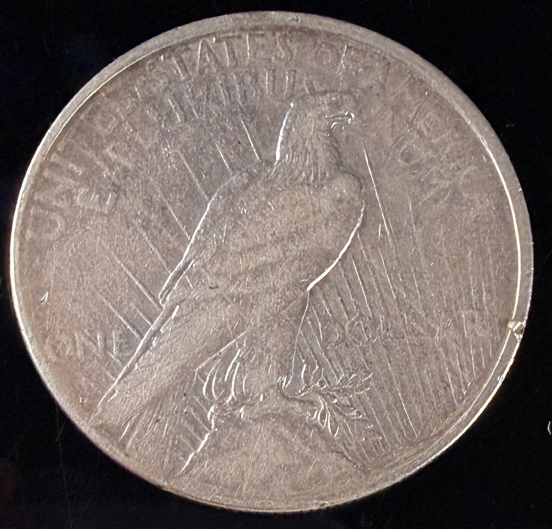 1926-D US Peace Silver Dollar - 3