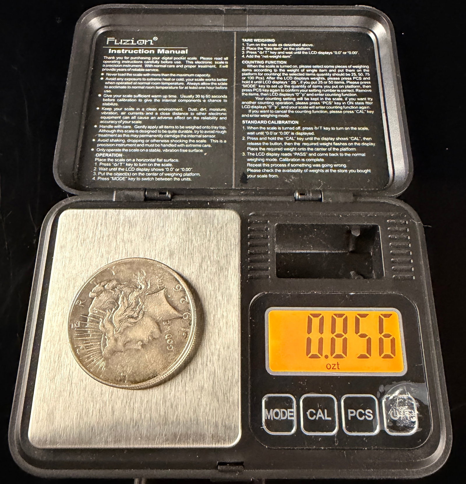1926-D US Peace Silver Dollar - 5