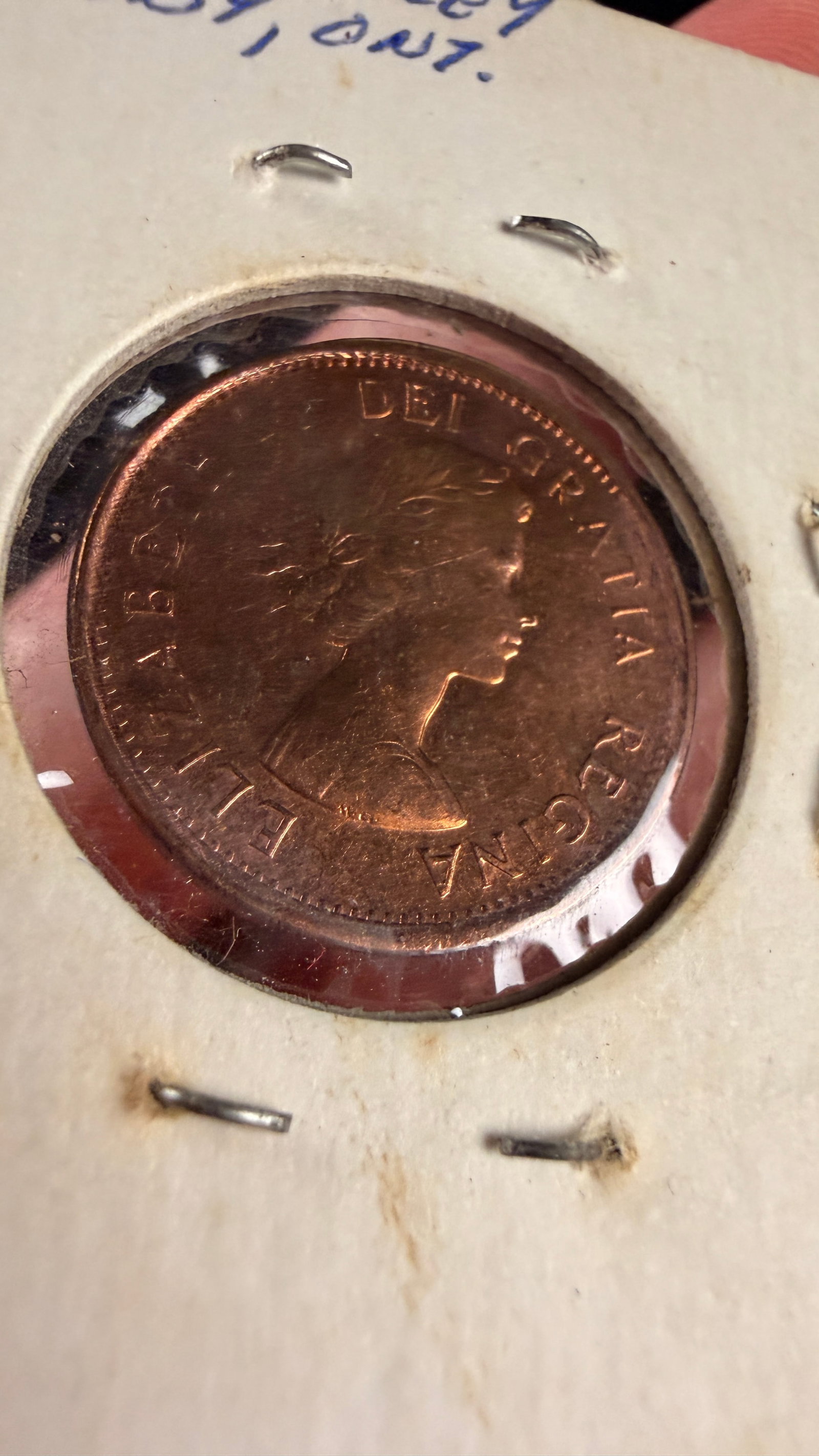 1962 CA Bronze One Cent Coin - 2