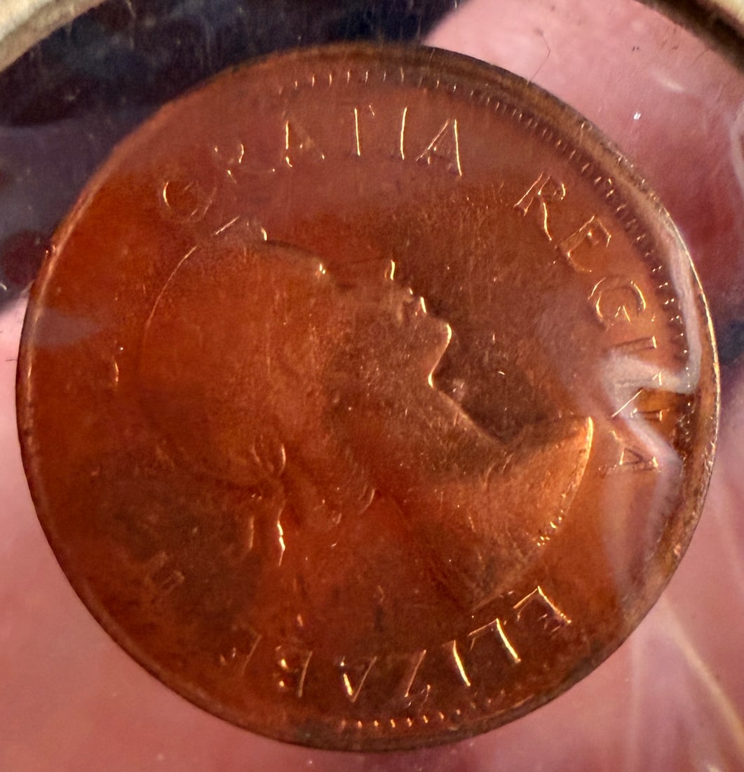 CA 1959 1 Cent, Thin Planchet Error Variety - 4