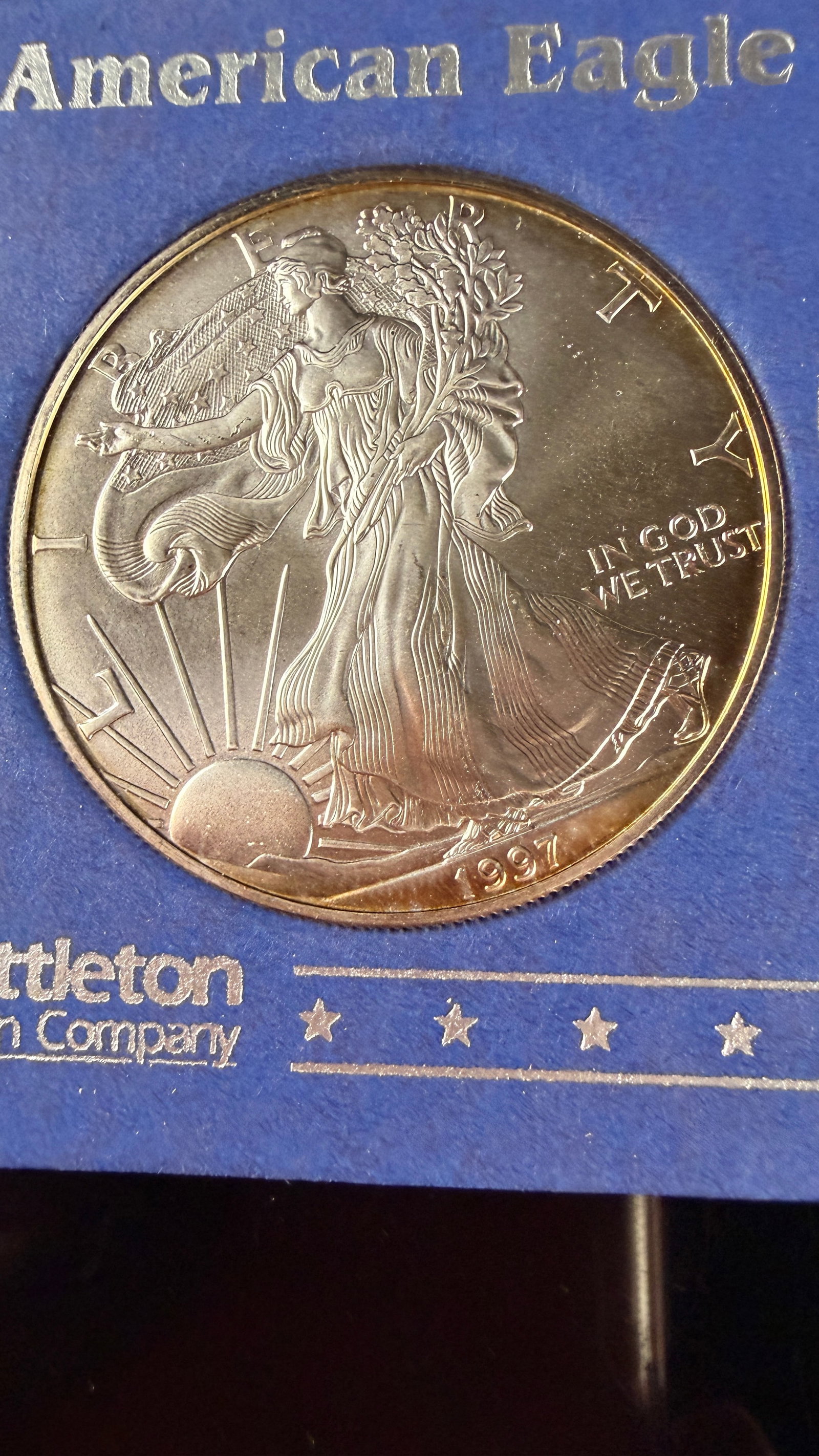 1997 US American Eagle One Ounce Silver Dollar - 2