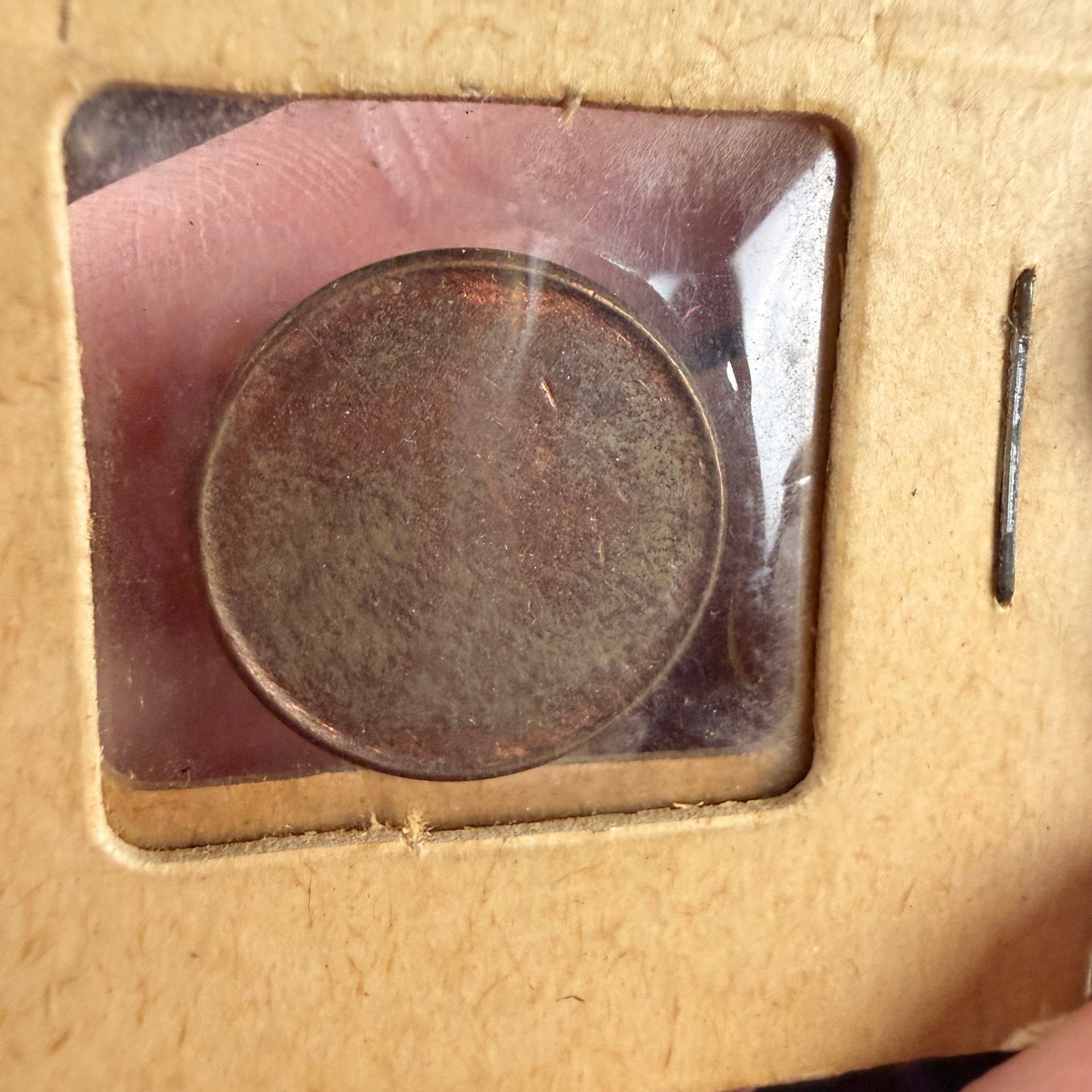 US Lincoln Cent Type II Blank Copper Planchet Error - 2