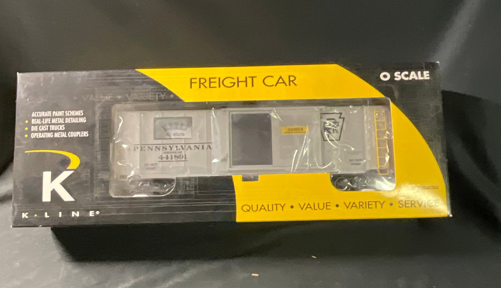 K-Line O Scale Pennsylvania Railroad Operating Voltmeter Car K7041-1891 (1 of 5)