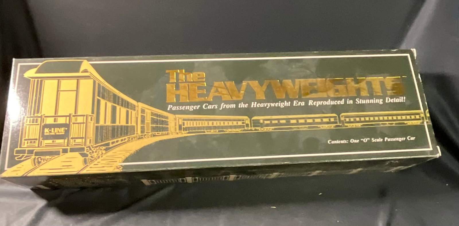 K-Line O Scale The Heavyweights Erie-Lackawanna Pullman Passenger Car Kittatinny K44251: A K-Line Electric Trains O scale heavyweight-style Pullman passenger car from The Heavyweights product line. The model features a plastic body with fine rivet detailing and is equipped with die-cast m