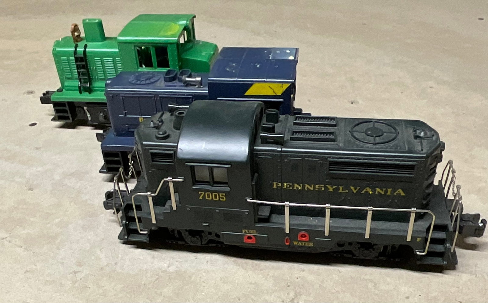 A Trio of RMT BEEP O-Gauge Diesel Switcher Locomotives