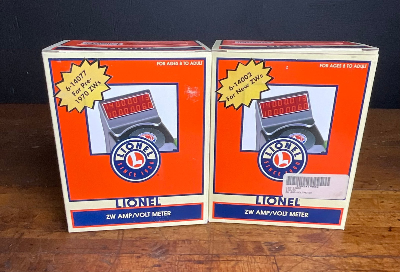 A Pair of Lionel ZW Amp/Volt Meters Models 6-14077 and 6-14002 (1 of 4)