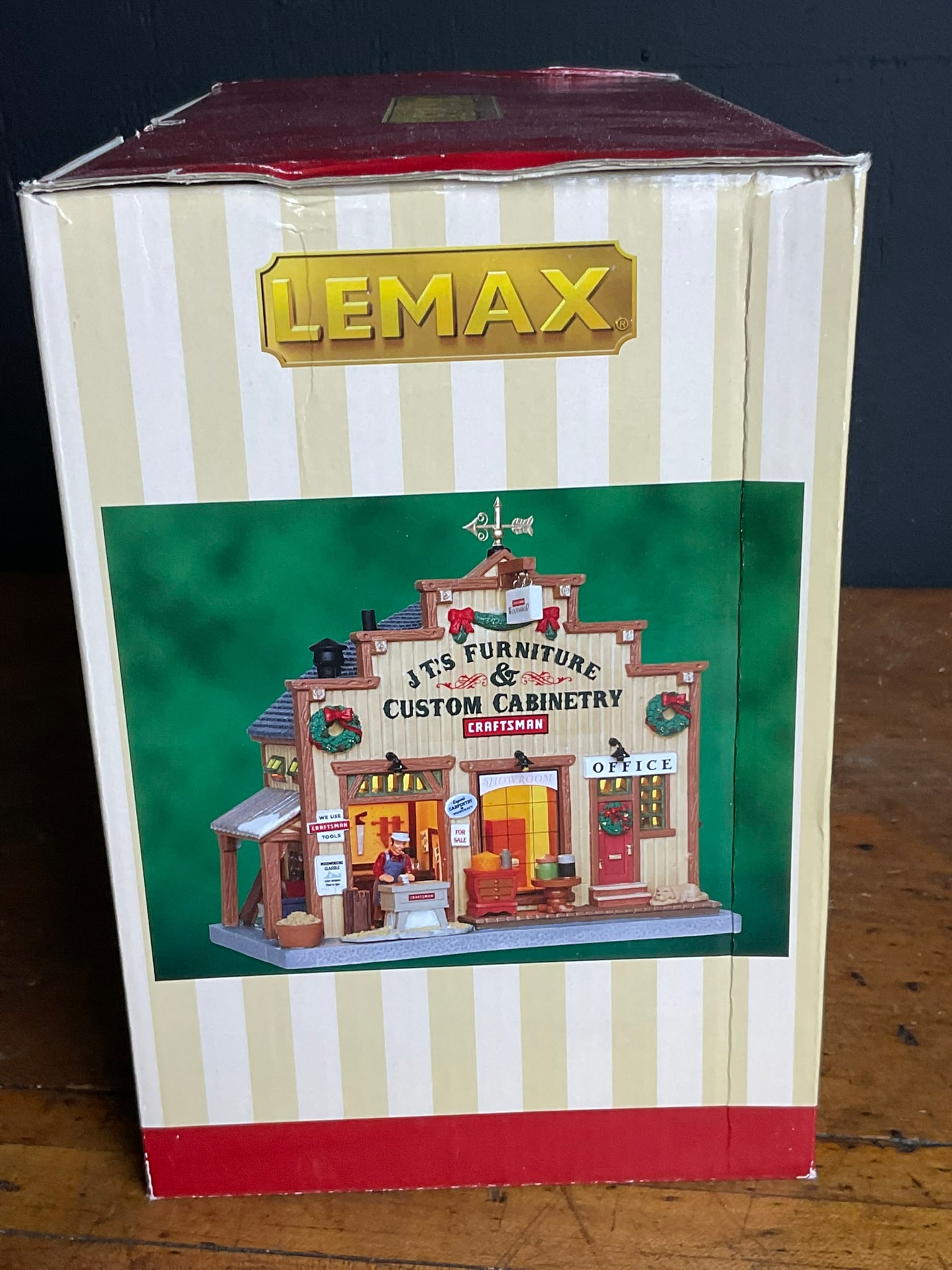 Lemax 25421 J.T.'s Furniture & Custom Cabinetry Sears Exclusive Lighted Building with Box - 3