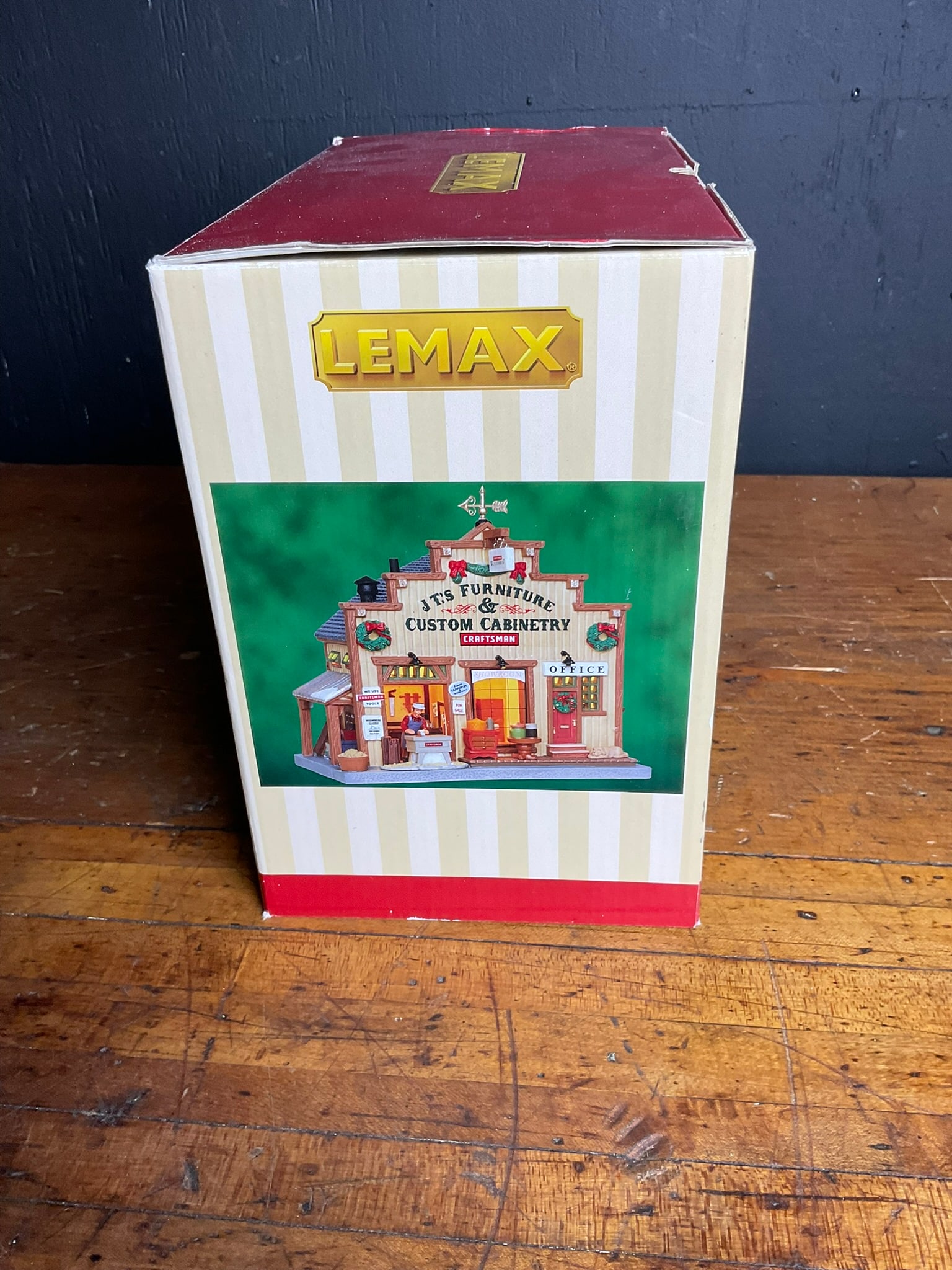 Lemax 25421 J.T.'s Furniture & Custom Cabinetry Sears Exclusive Lighted Building with Box - 5