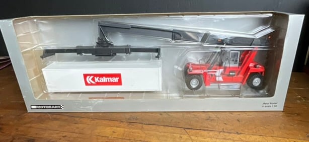 Motorart Kalmar Contchamp Reach Stacker with Container 1:50 Scale Model