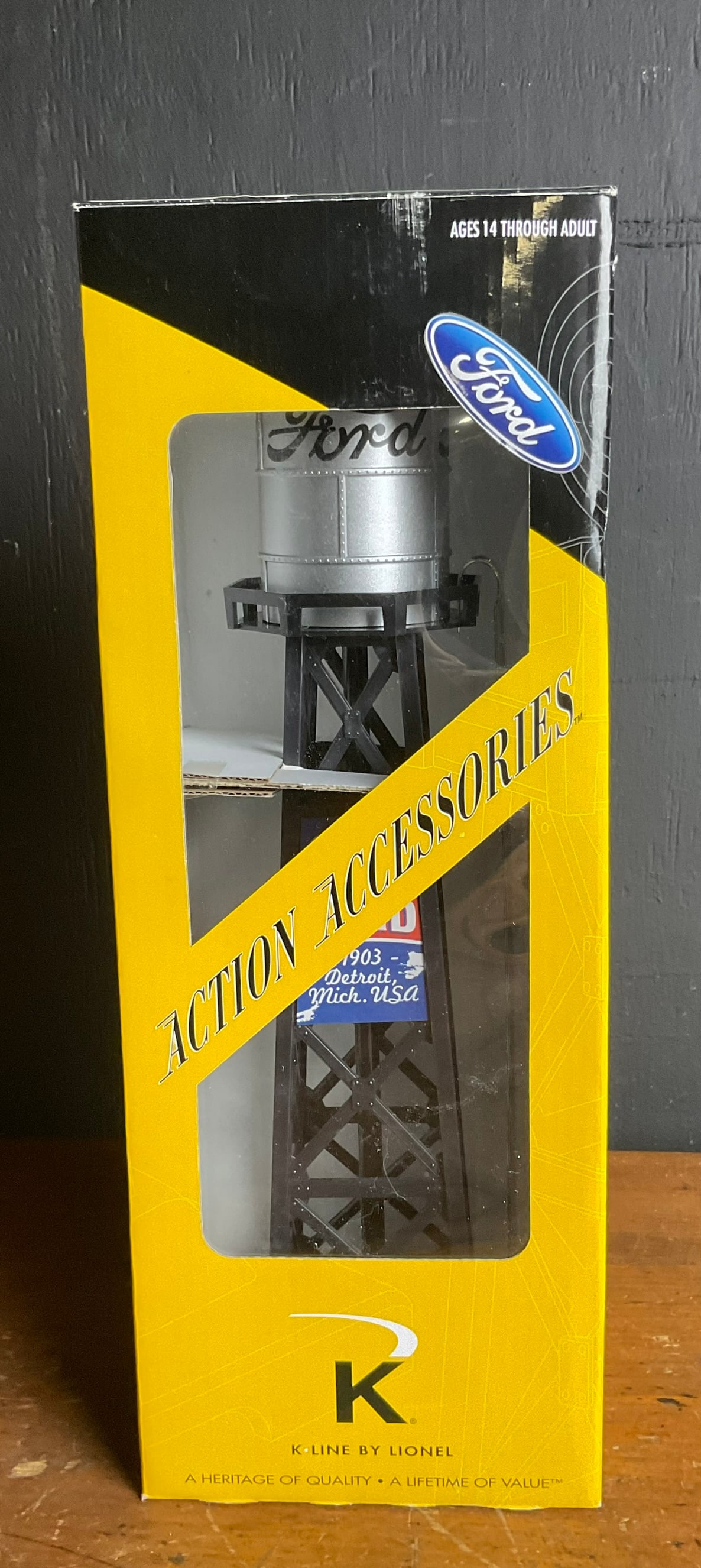 K-Line by Lionel Ford Water Tower Action Accessory 6-22396 (1 of 3)