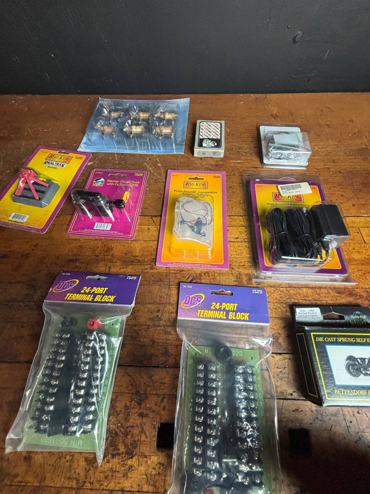 A Collection of O Gauge Model Train Accessories and Layout Components including M.T.H. Electric (1 of 12)