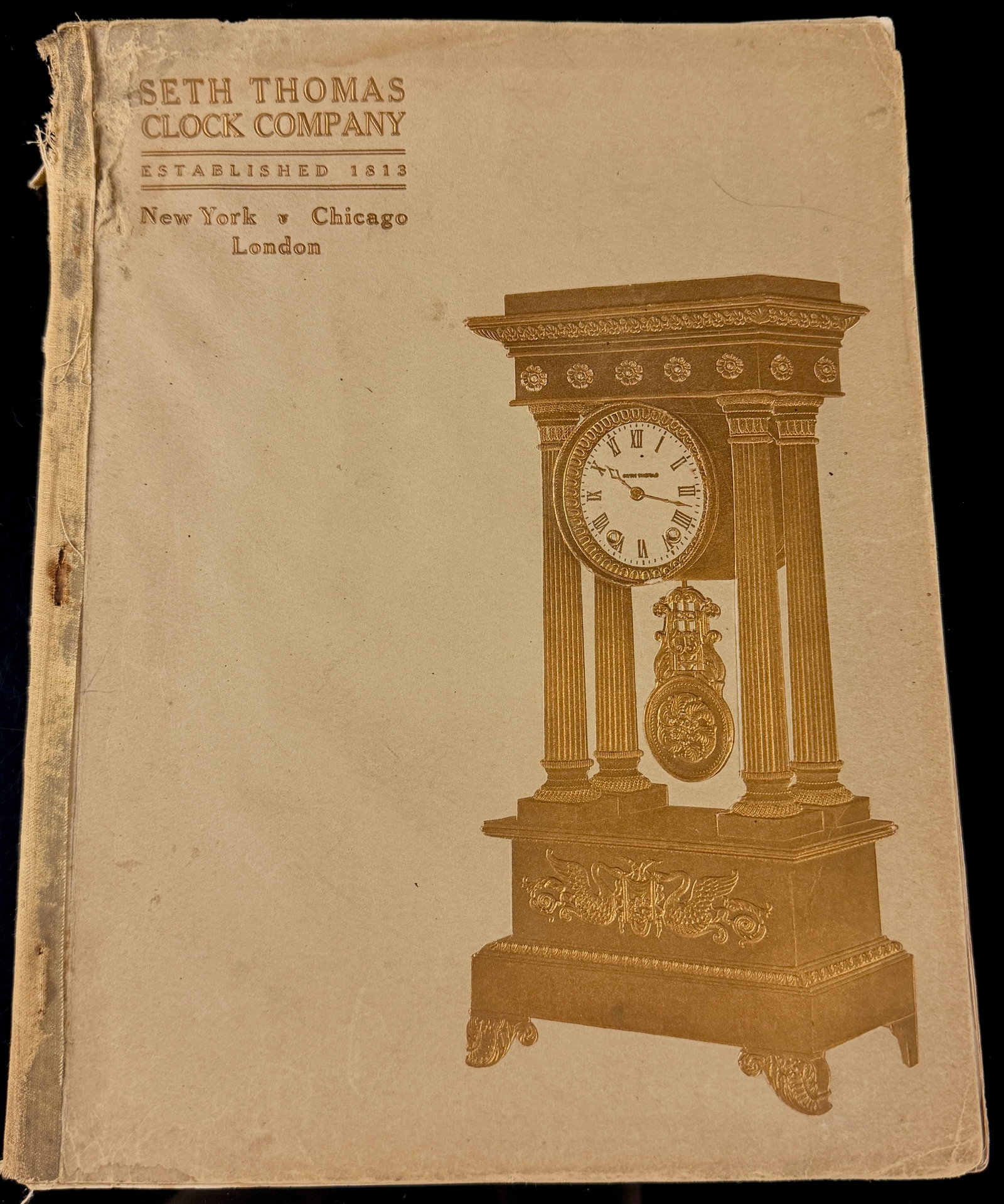 Seth Thomas Clock Company Trade Catalog 1906-1907 (1 of 9)