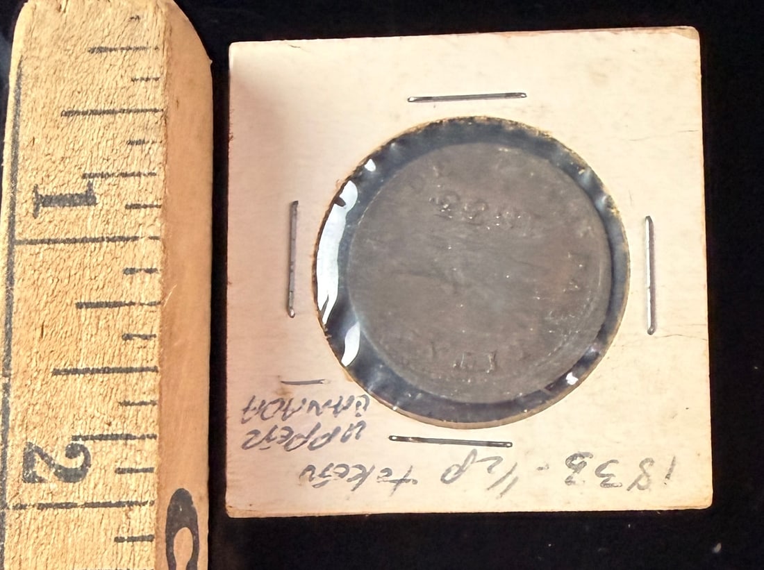 1833 Upper Canada 1/2 Penny Token - 7
