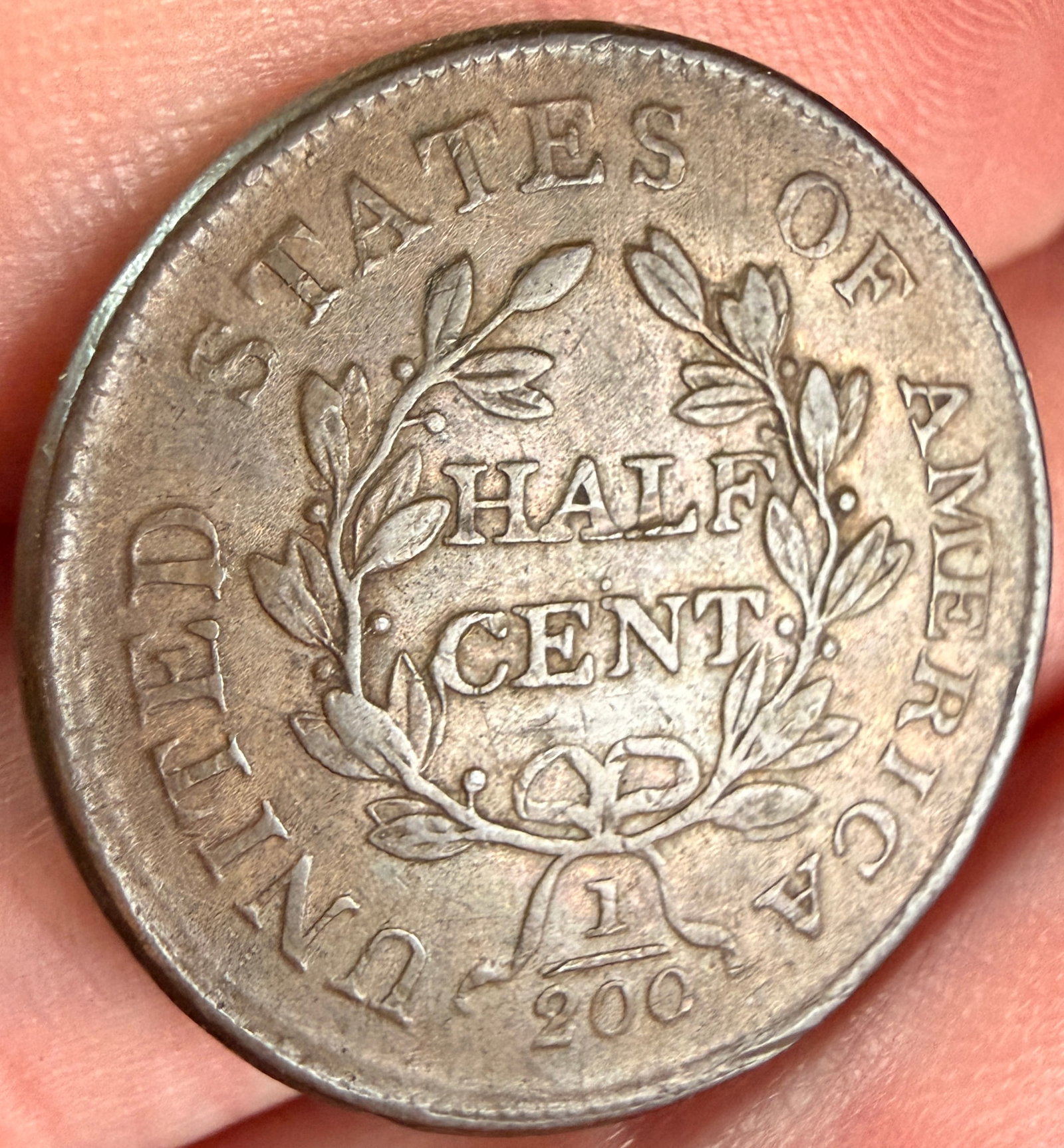 1805 US Draped Bust Half Cent - 2