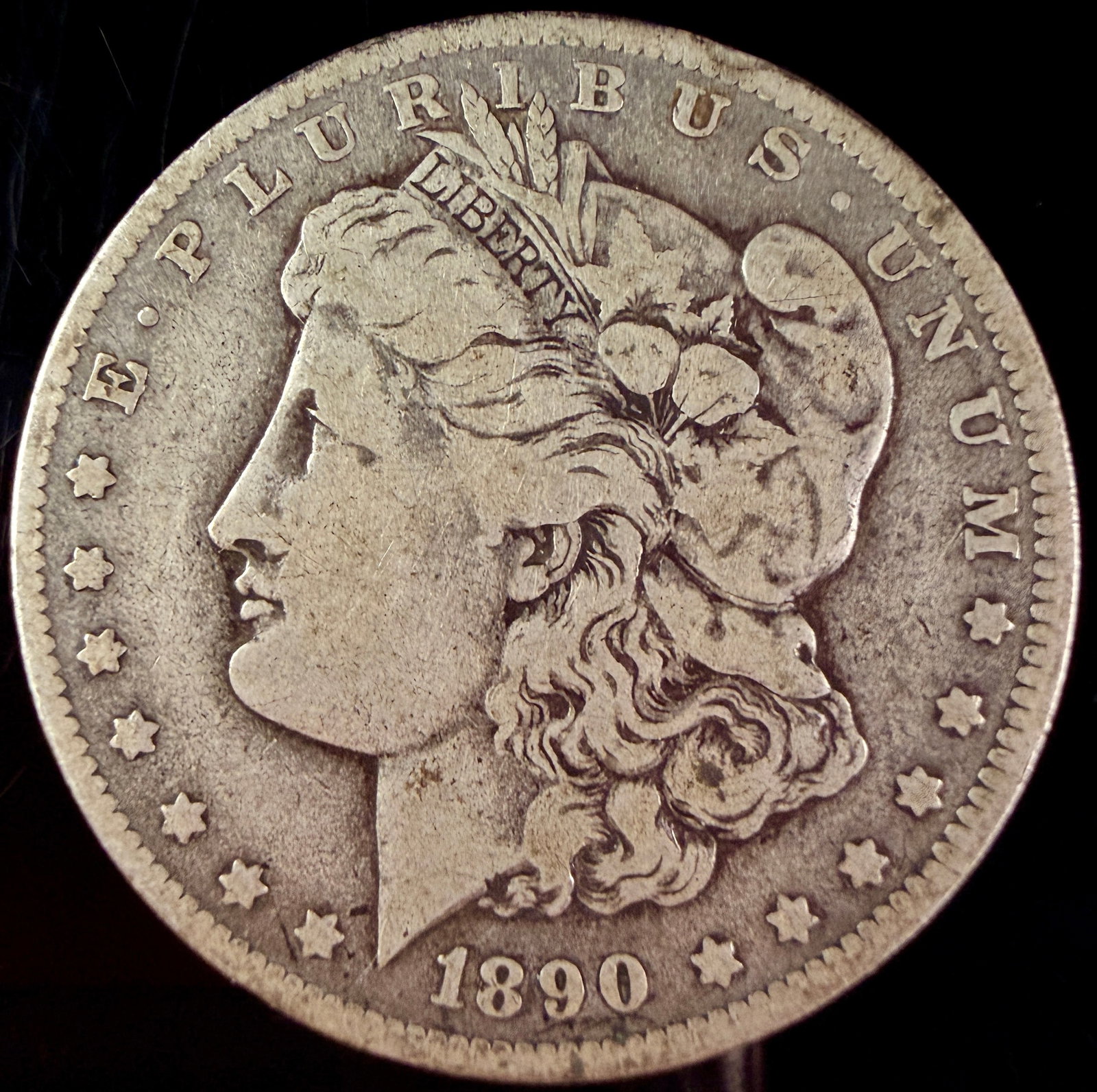 US 1890-O Morgan Silver Dollar (1 of 3)