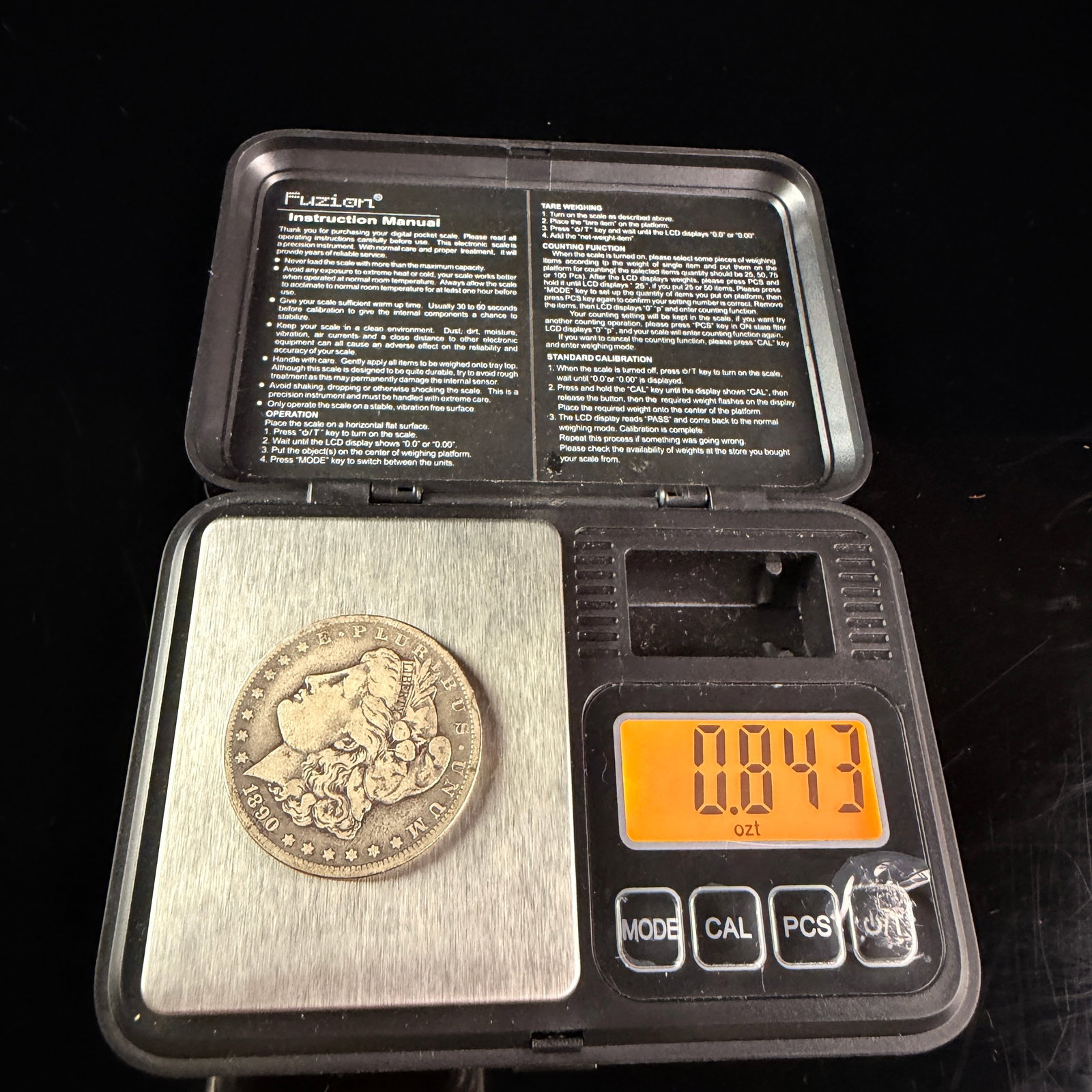 US 1890-O Morgan Silver Dollar - 3