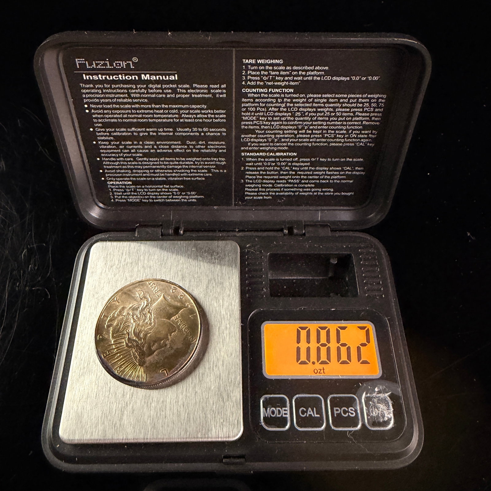 1922 US Peace Silver Dollar - 3