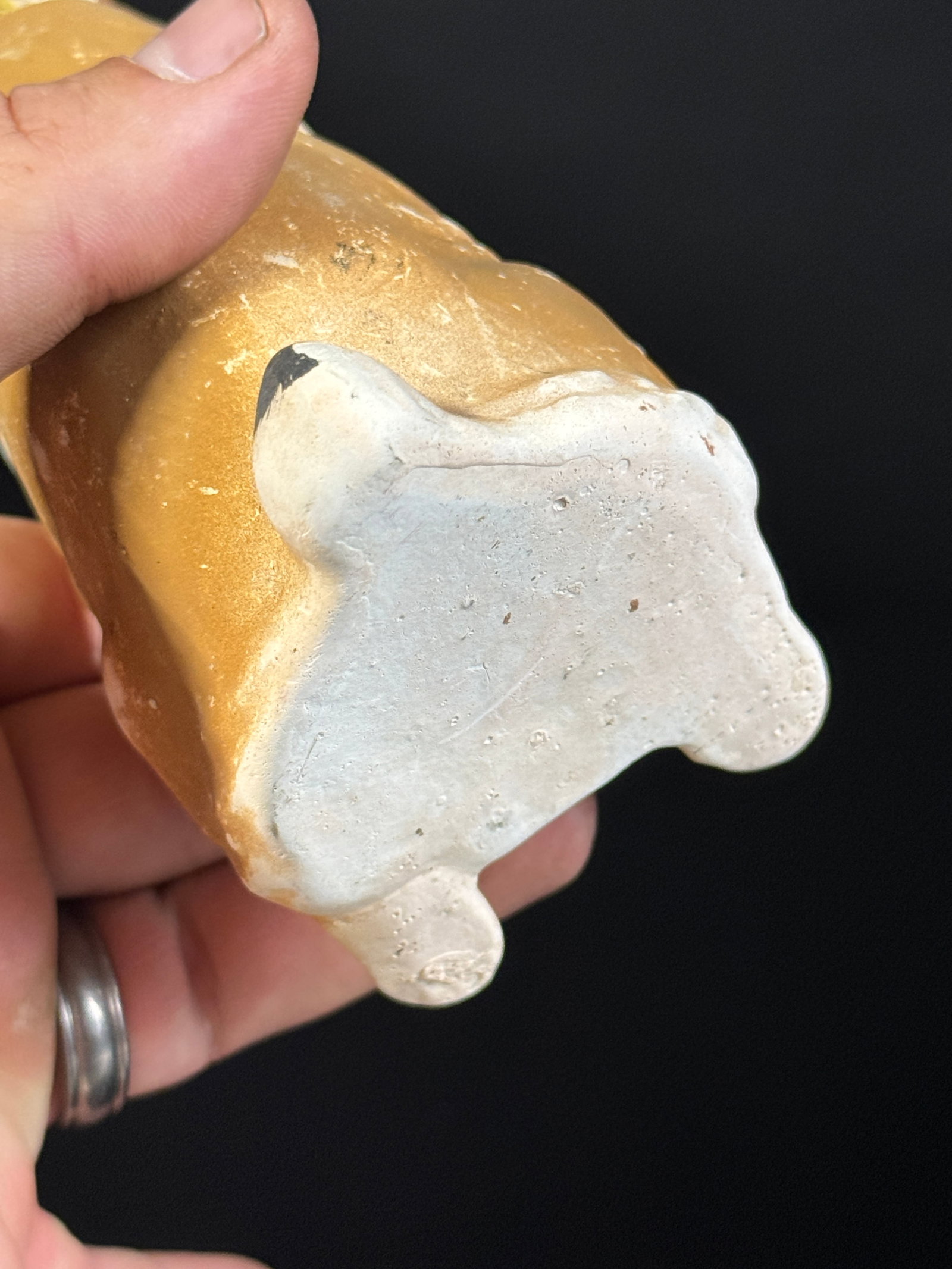 Victorian German Easter Rabbit Candy Container with Nodder Ears - 7